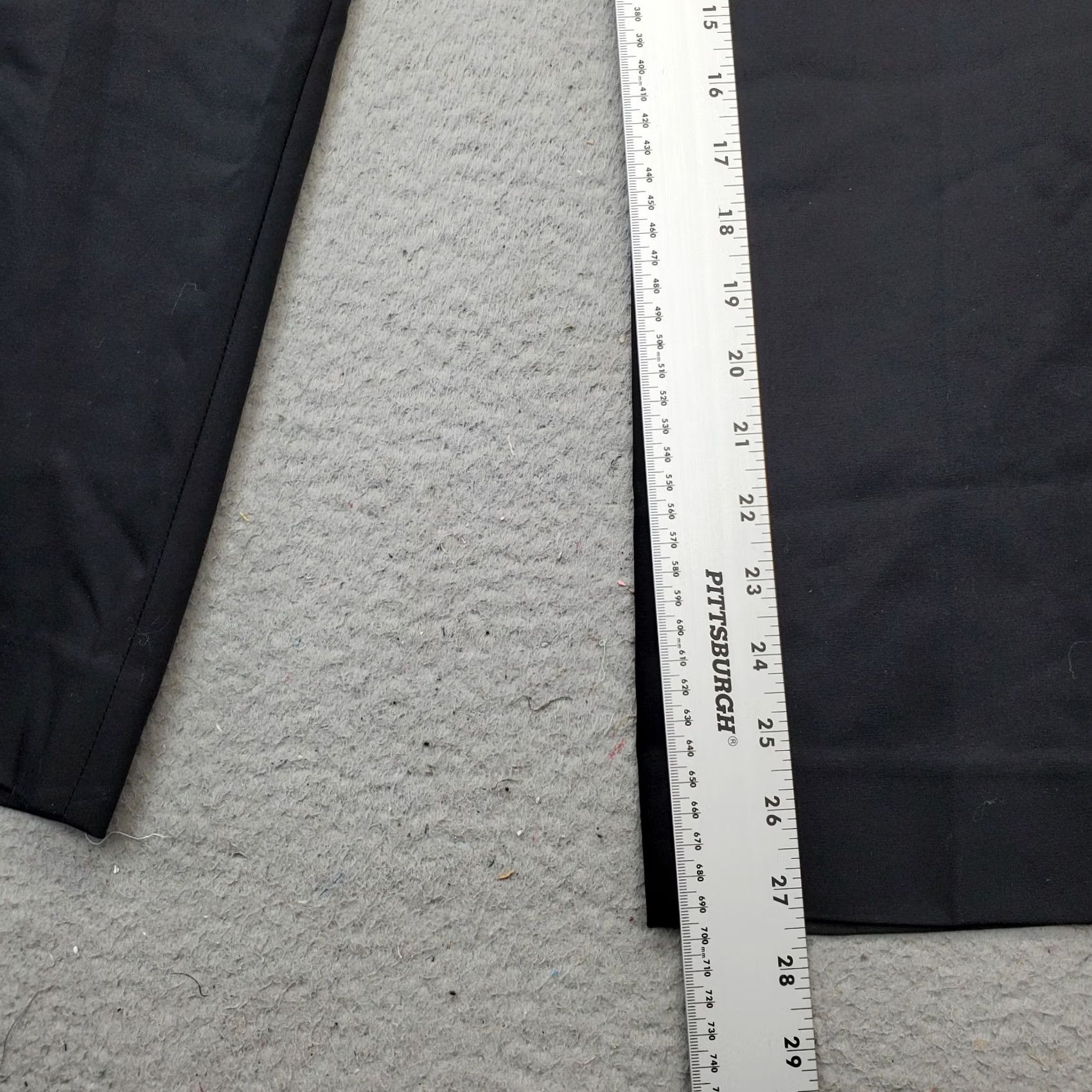 Chaps Chaps Womens Size 4 Black Solid Short Length Pants Slim Fitted Mid Rise Ankle Straight 27.5 Inseam SS Size 27" / US 4 / IT 40 - 4 Thumbnail