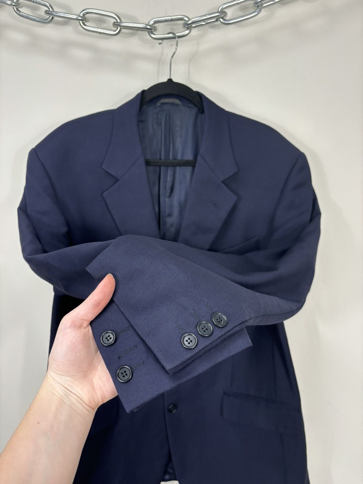 Missoni Vintage Missoni Example Navy Luxury Wool Blazer Jacket Size 46R - 8 Thumbnail