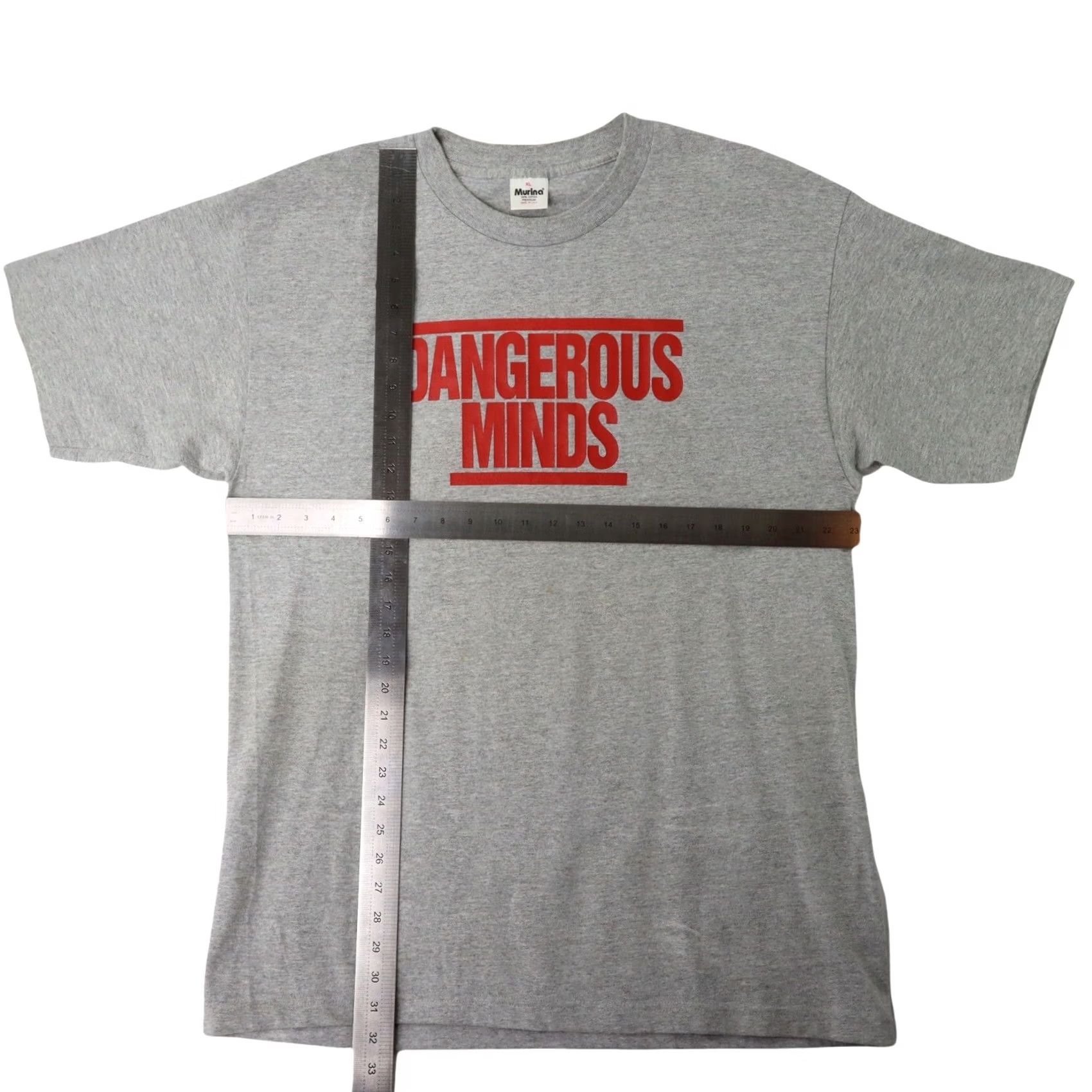 Vintage VINTAGE Dangerous Minds XL T Shirt Gray Hip Hop Graphic Murina Men XL Authentic Movie Coolio Ghetto City School T-Shirt Mens Size US XL / EU 56 / 4 - 2 Thumbnail
