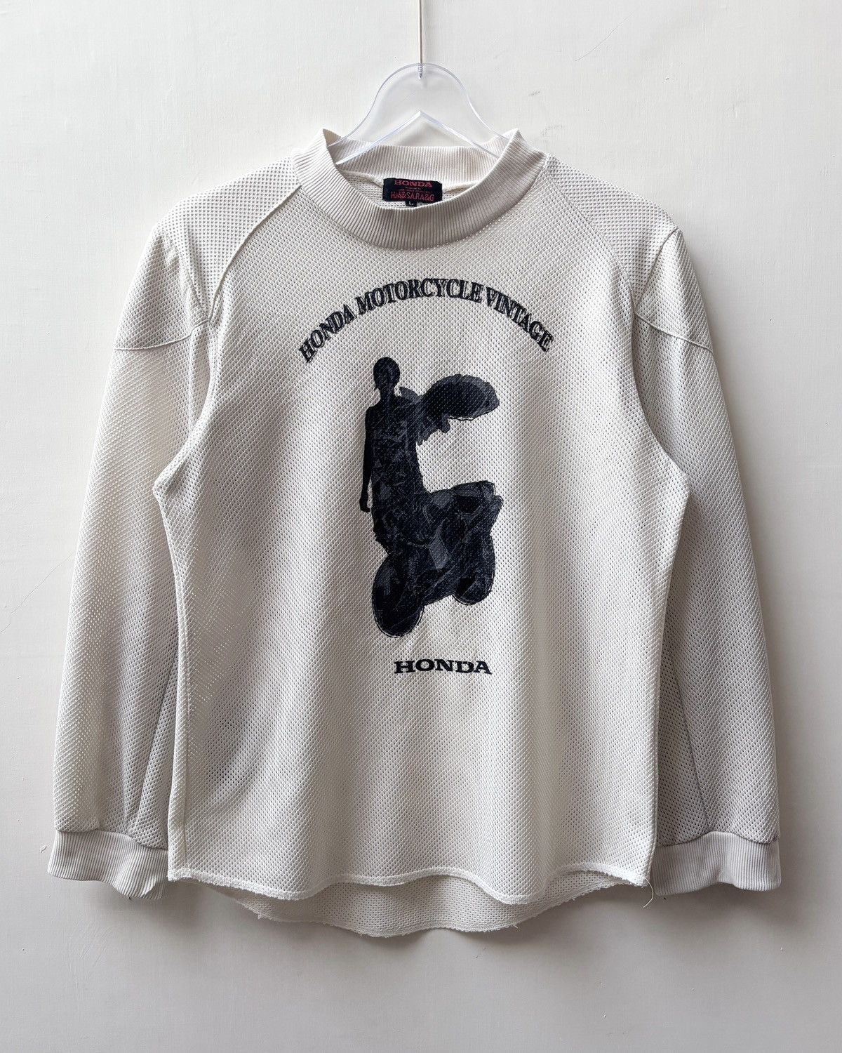 Japanese Brand 1990s Shinichiro Arakawa x Honda Padded Centaur Mesh Jersey Size US L / EU 52-54 / 3 - 1 Thumbnail