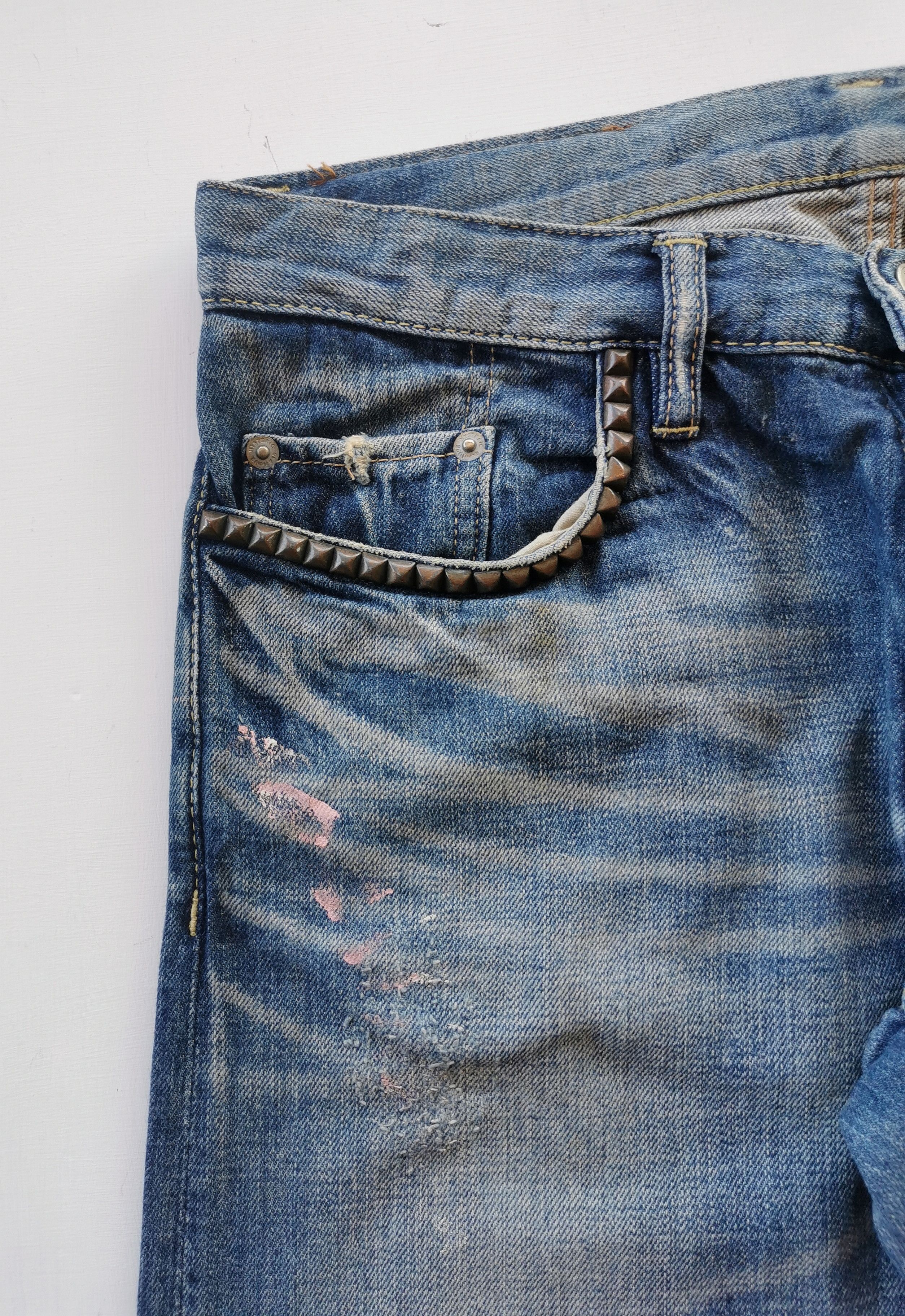Hysteric Glamour HYSTERIC Hysteric Glamour Vintage Punk Rock Cropped Denim Size US 29 - 9 Thumbnail
