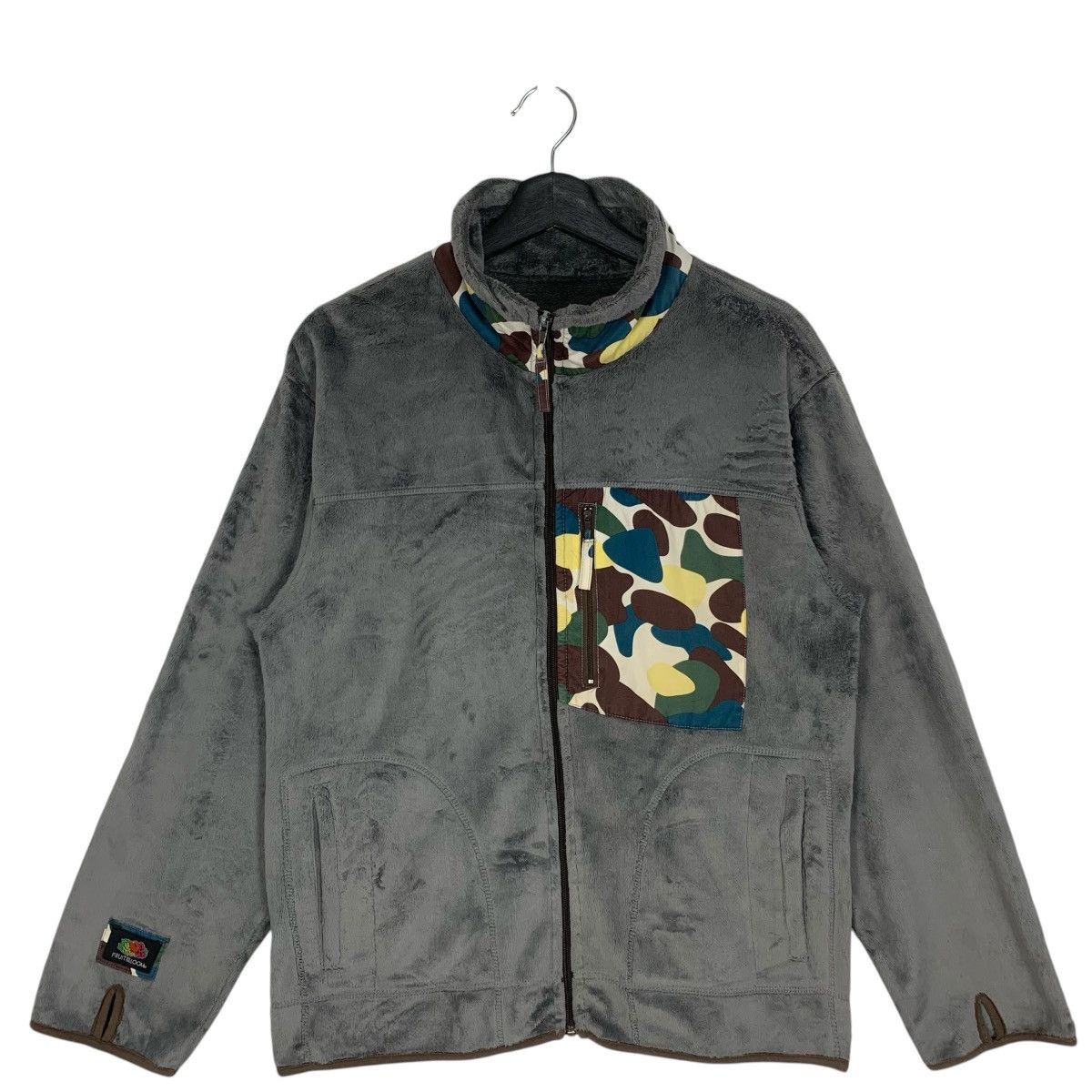 Fruit Of The Loom Fruit of The Loom ActiveWear Apparel Streewear Fleece Jacket Size US M / EU 48-50 / 2 - 2 Thumbnail
