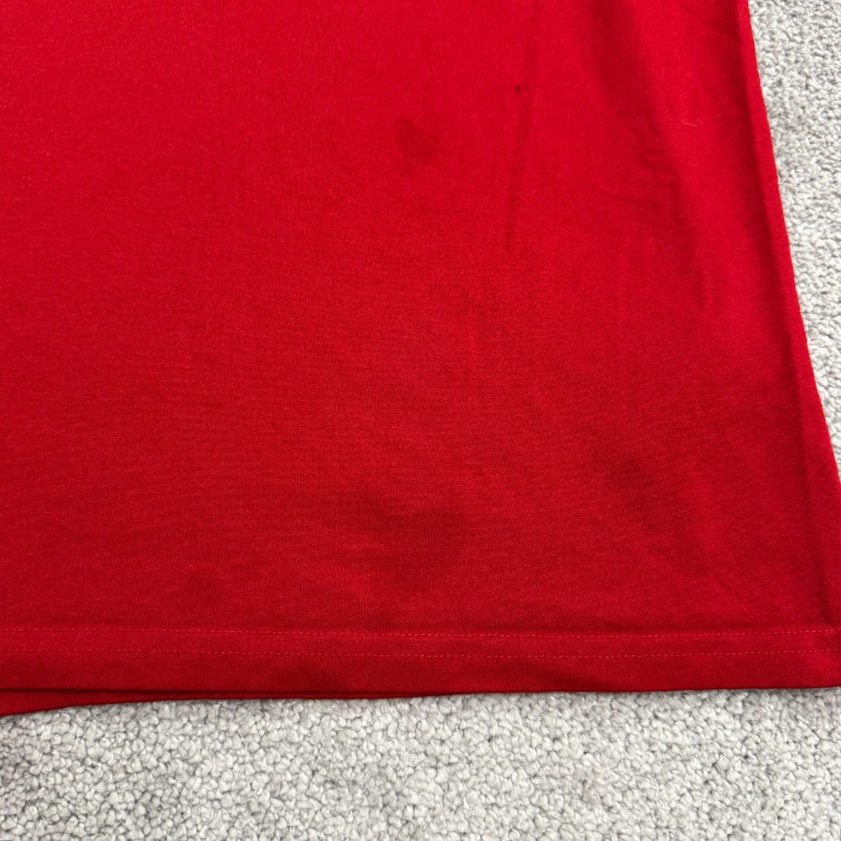 Nike Nike Dri-FIT Tee Shirt Adult Medium Red Short Sleeve Crew Neck T-Shirt Nike Brand Activewear Mens Regular Size M Red Short Sleeve Sports Athleisure Size US M / EU 48-50 / 2 - 4 Thumbnail