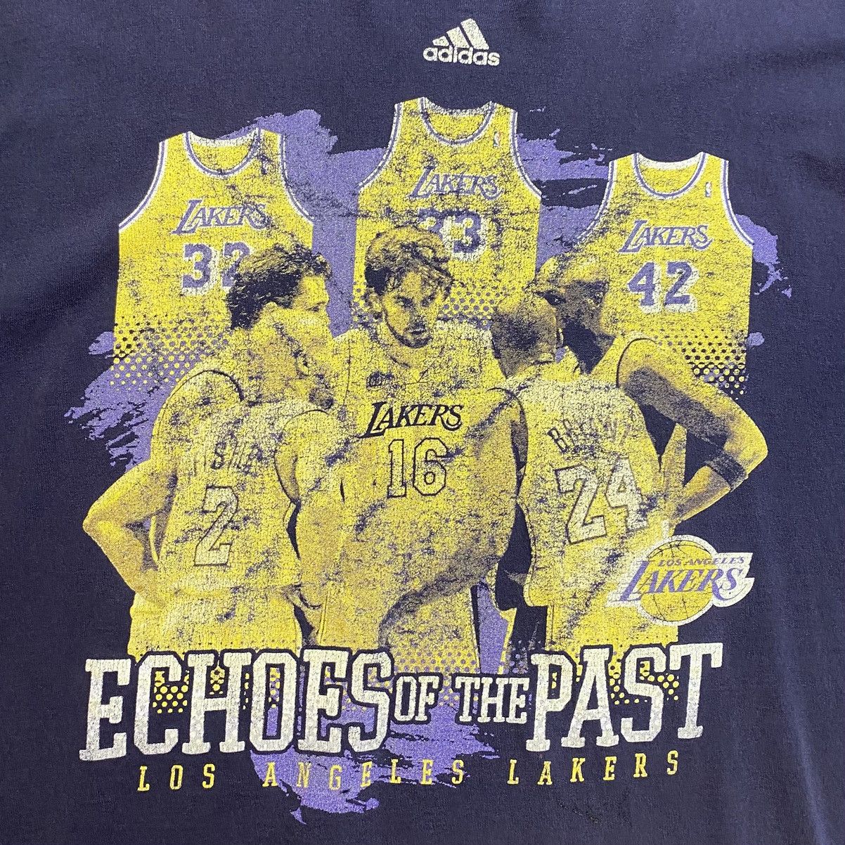 NBA × Vintage Vintage Los Angeles Lakers T Shirt XXL Kobe Bryant LA Size US XXL / EU 58 / 5 - 1 Thumbnail