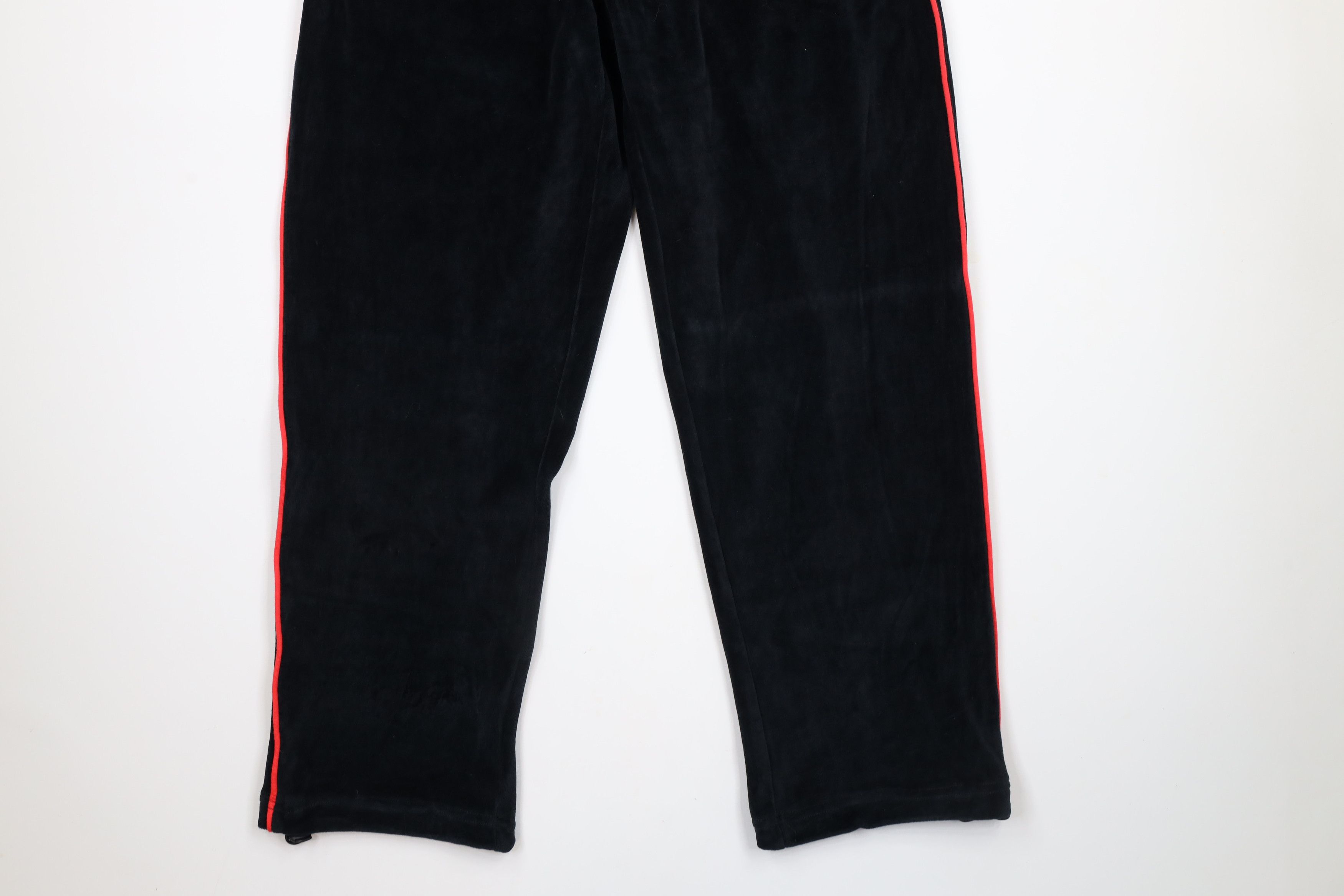 Vintage Deadstock Vintage Y2K Streetwear Velour Wide Leg Sweatpants Size US 34 / EU 50 - 4 Thumbnail