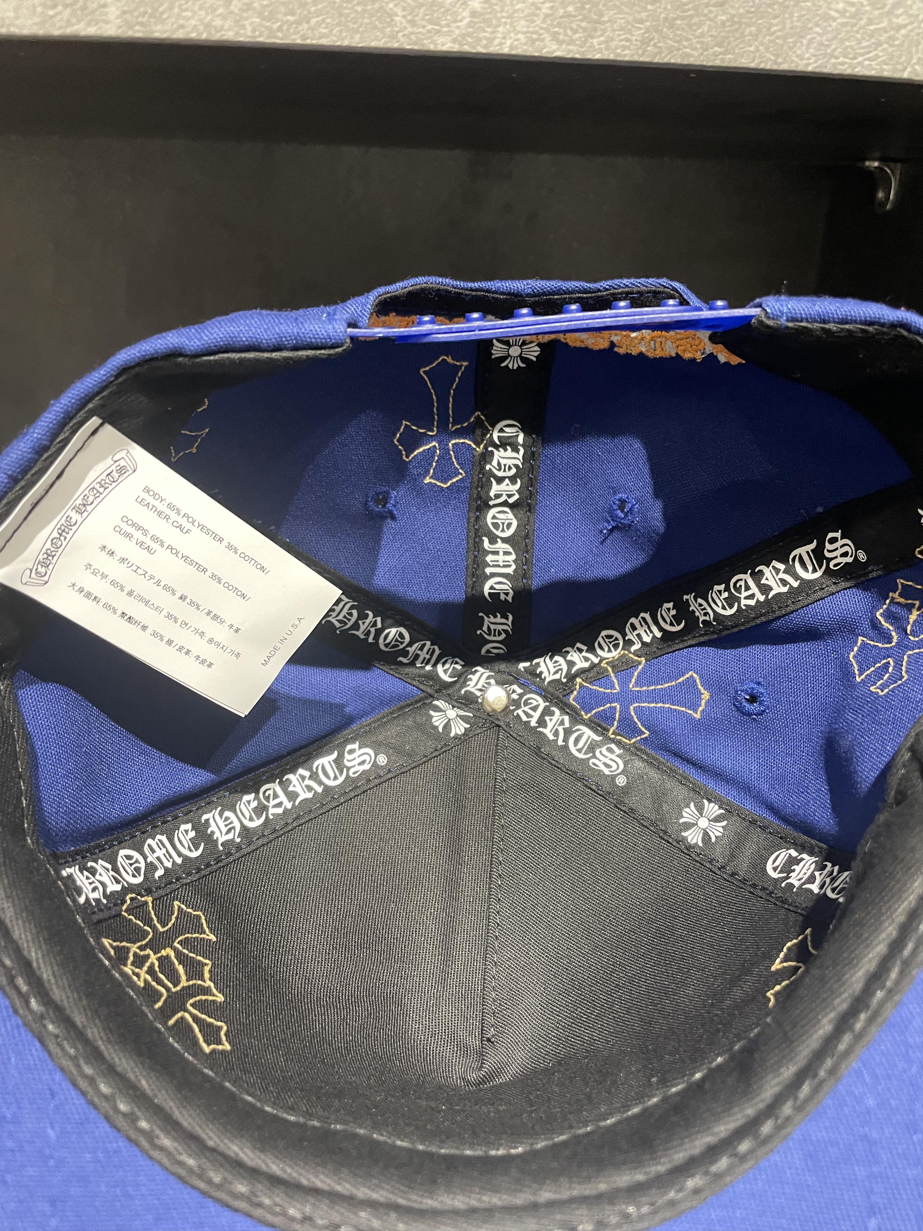 Chrome Hearts Chrome Hearts Horseshoe Black Baseball Cap Size ONE SIZE - 9 Thumbnail