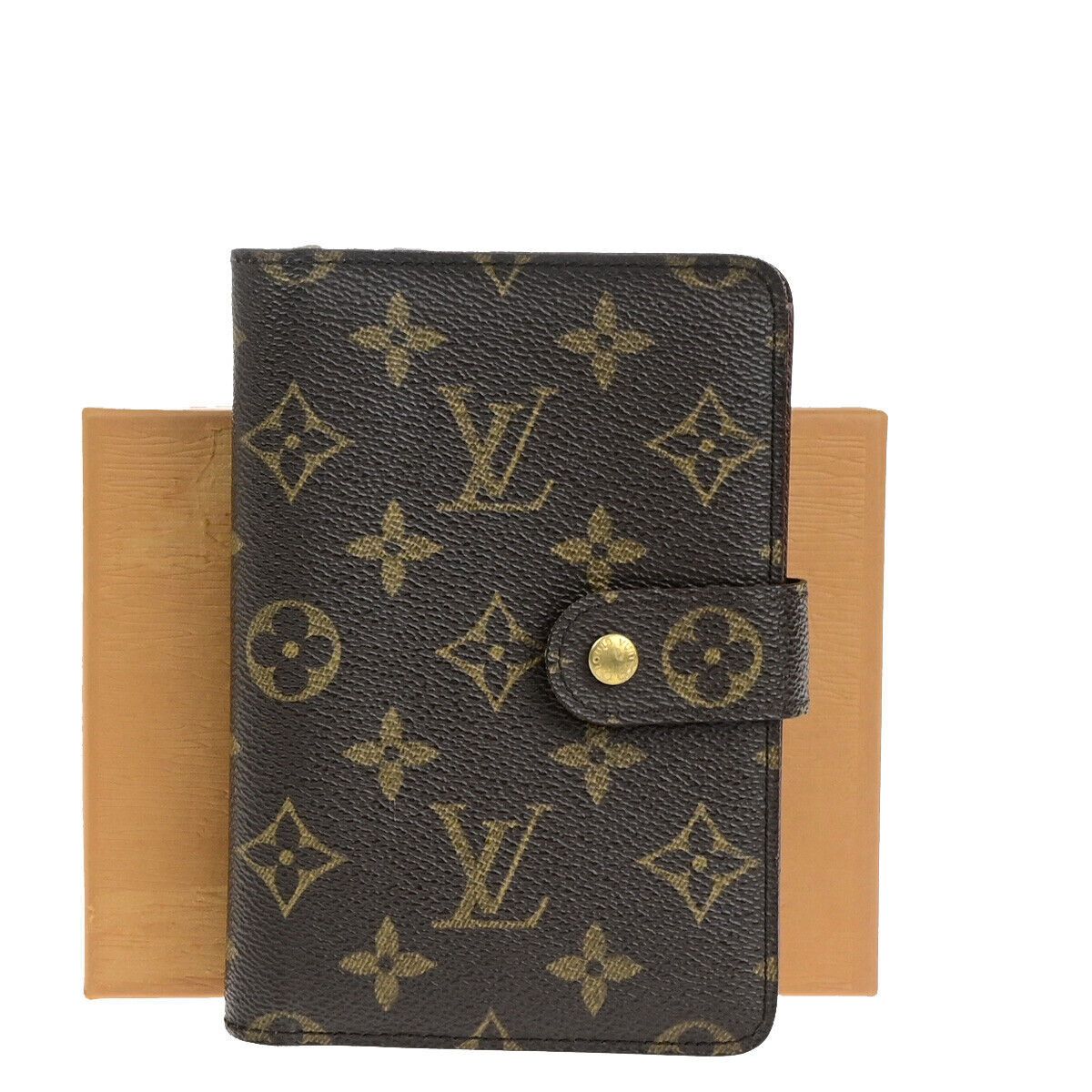 Louis Vuitton Porte Papier Zip Brown Canvas Wallet (Pre-Owned) Size ONE SIZE - 1 Thumbnail
