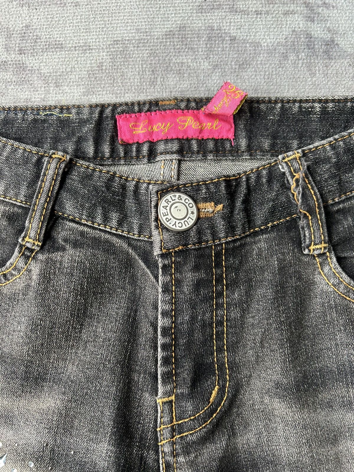 If Six Was Nine Lucy Pearl Flared Jeans Size US 29 - 18 Thumbnail