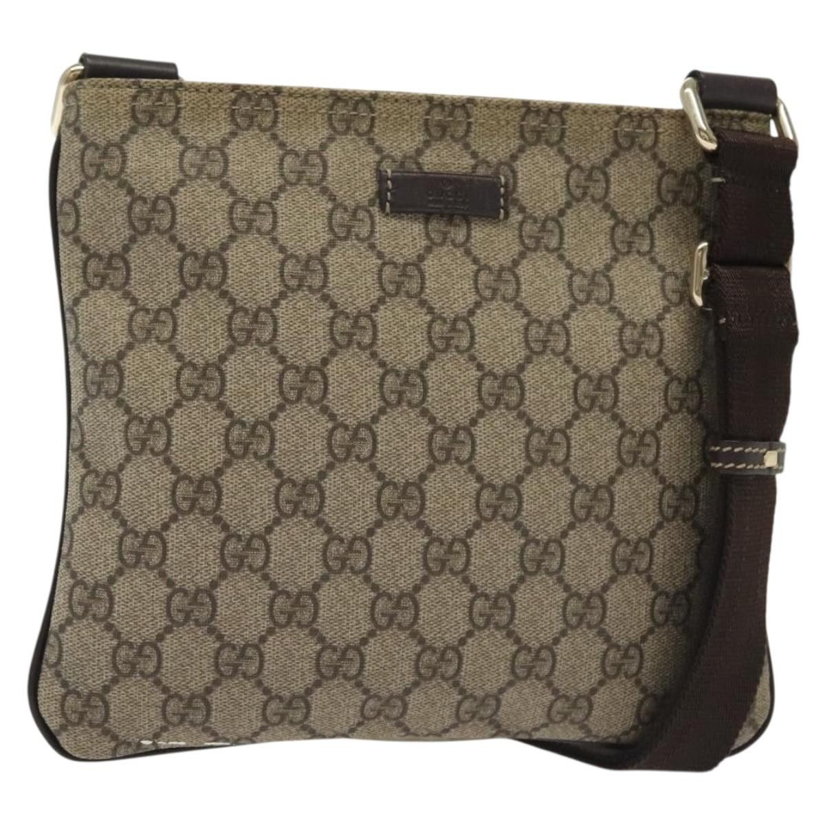 Gucci GUCCI GG Supreme Shoulder Bag Pvc Beige Gold Size ONE SIZE - 1 Thumbnail
