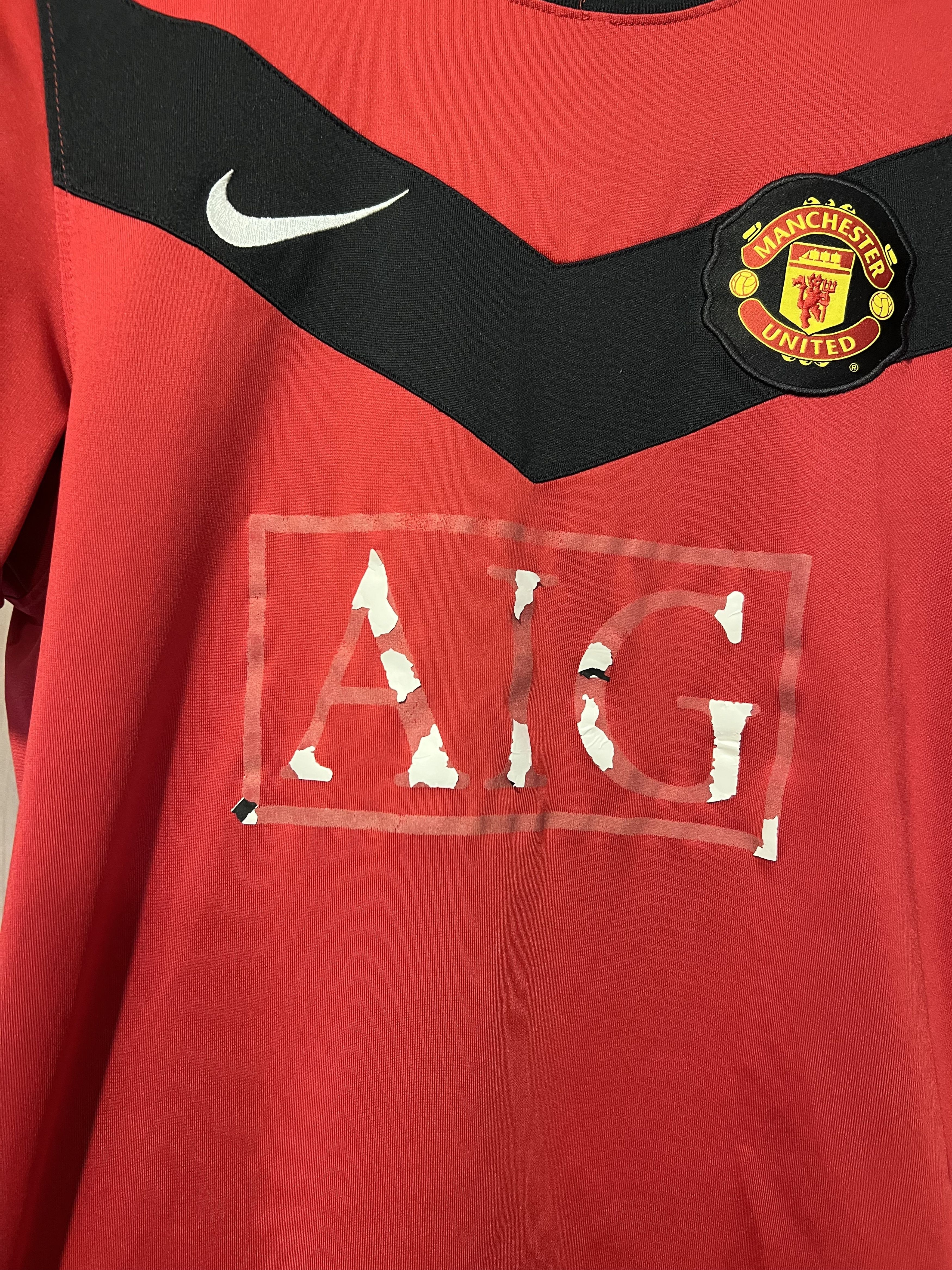 Nike 2009/2010 Nike Manchester United Home Jersey Adult Size S Size US S / EU 44-46 / 1 - 3 Thumbnail