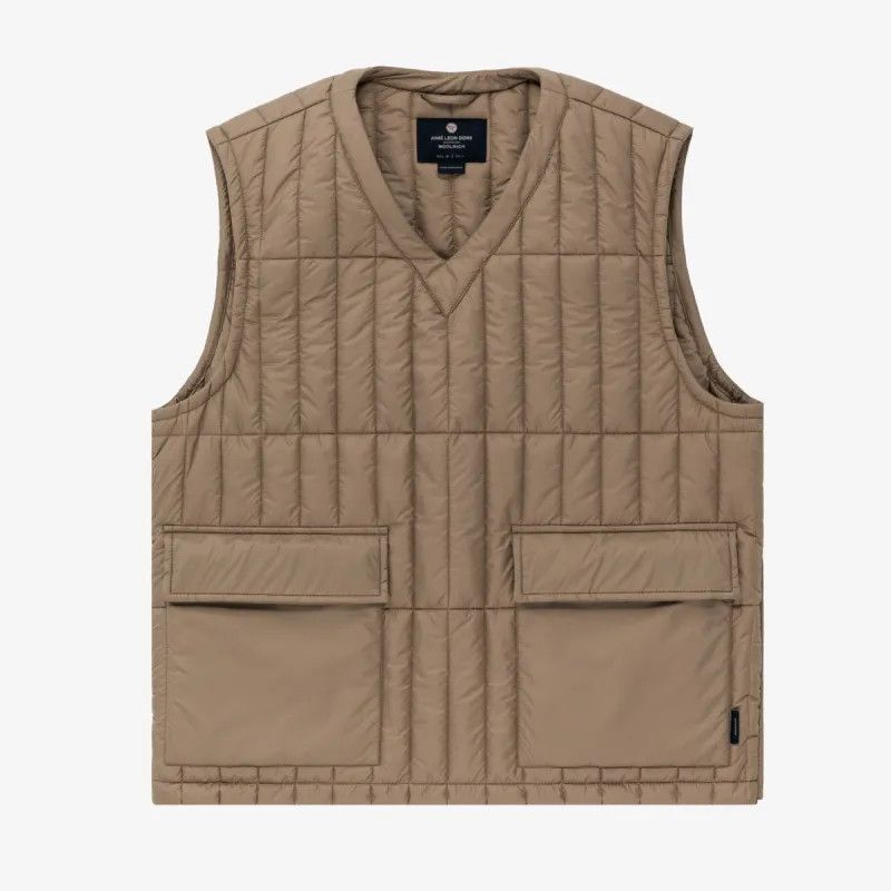 Aime Leon Dore ALD Filled Heritage Vest Brown Houndstooth | Grailed