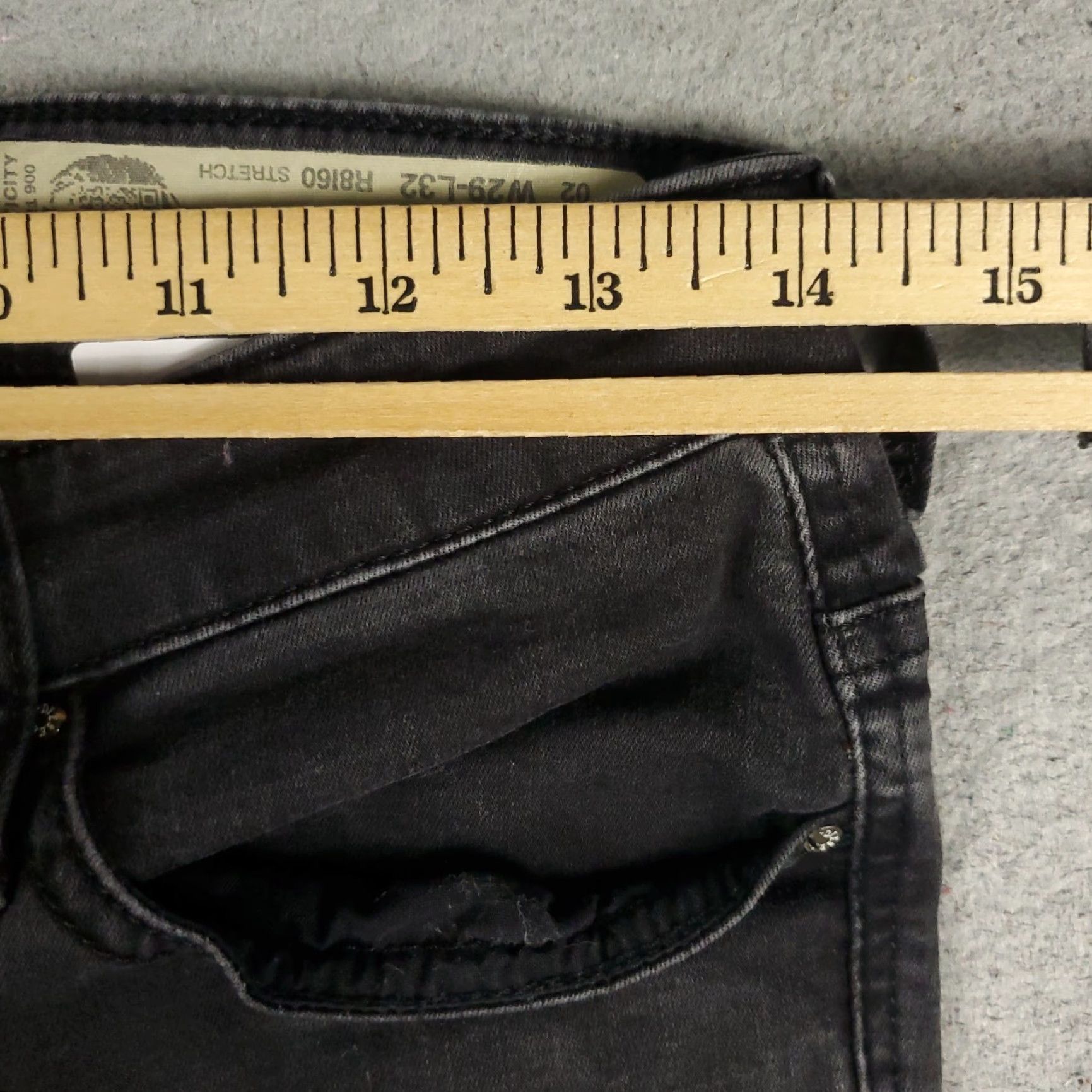 True Religion True Religion Jeans Womens 29x29.5 Gray Skinzee Slim Skinny Denim Pants Ladies* Size 29" - 3 Thumbnail