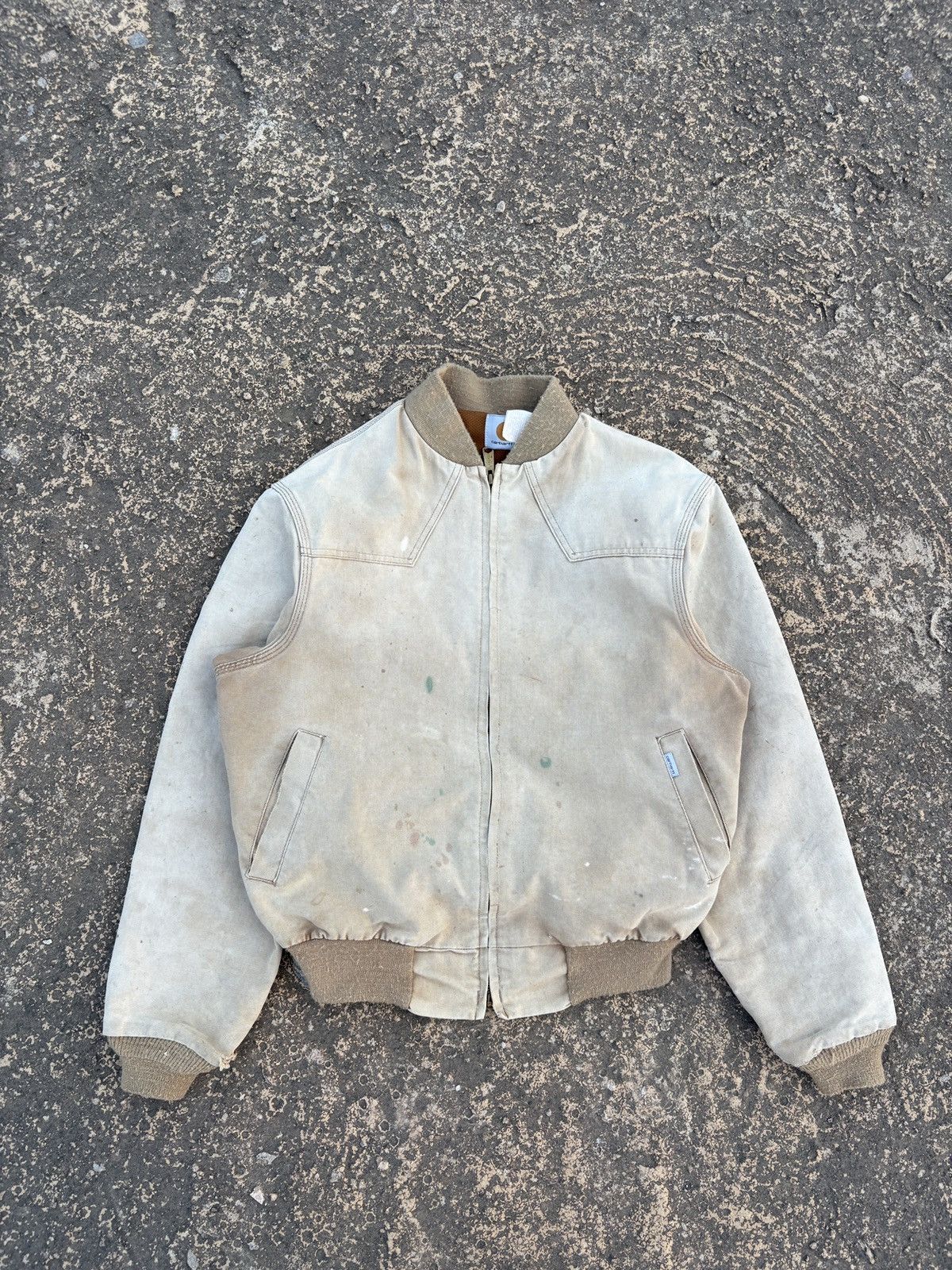 Carhartt Carhartt Distressed Western Bomber jacket Size US S / EU 44-46 / 1 - 1 Thumbnail
