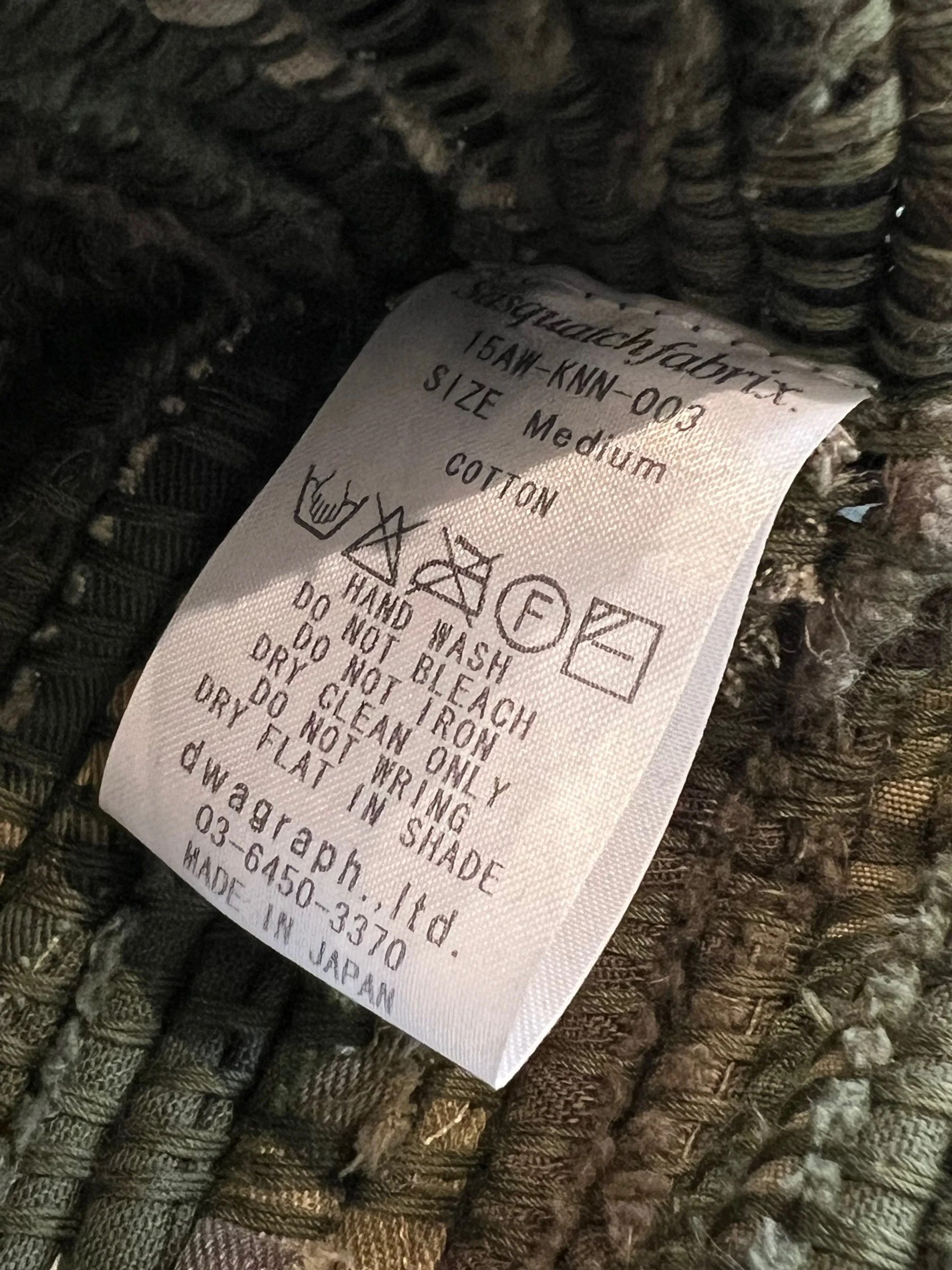 Sasquatchfabrix Sasquatchfabrix. “Sakiori Rag-Rug” Knit Crew Size US M / EU 48-50 / 2 - 7 Thumbnail