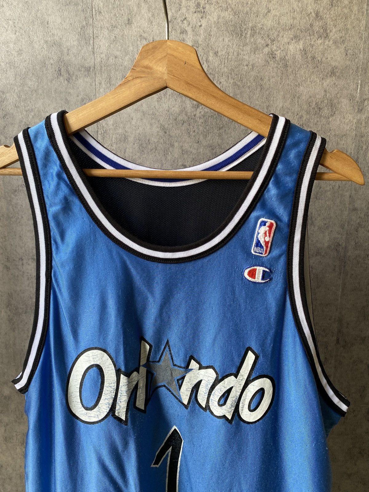Champion × NBA × Vintage Rare!!! Vintage 90s Orlando Magic Penny Hardway Reversible Size US L / EU 52-54 / 3 - 7 Thumbnail