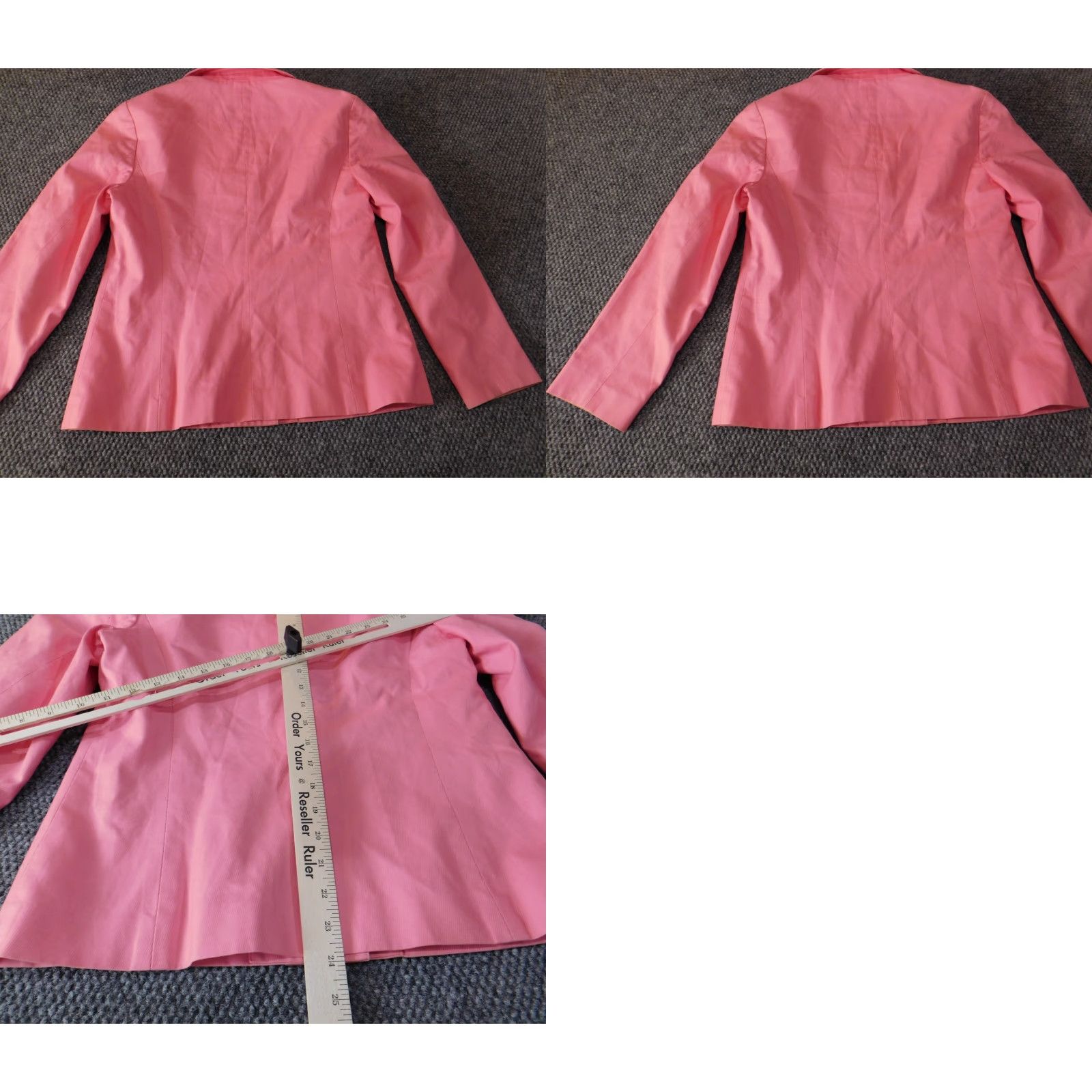 Talbots Talbots Pink Blazer Womens Blazer 6P Petite Lined Two-Button Mid-Length Jacket Coat Polyester Microfiber Casual Scholastic American Classic Jacket Size M / US 6-8 / IT 42-44 - 8 Thumbnail
