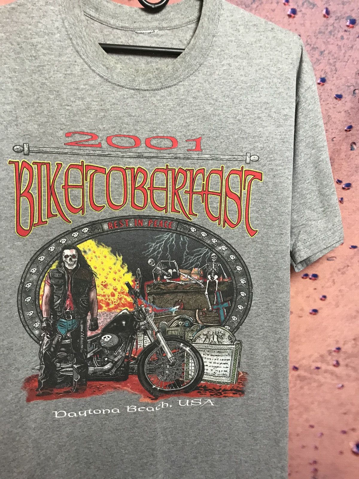 Harley Davidson × Vintage Vintage biketoberfest 2001 streetwear tee Size US L / EU 52-54 / 3 - 2 Thumbnail