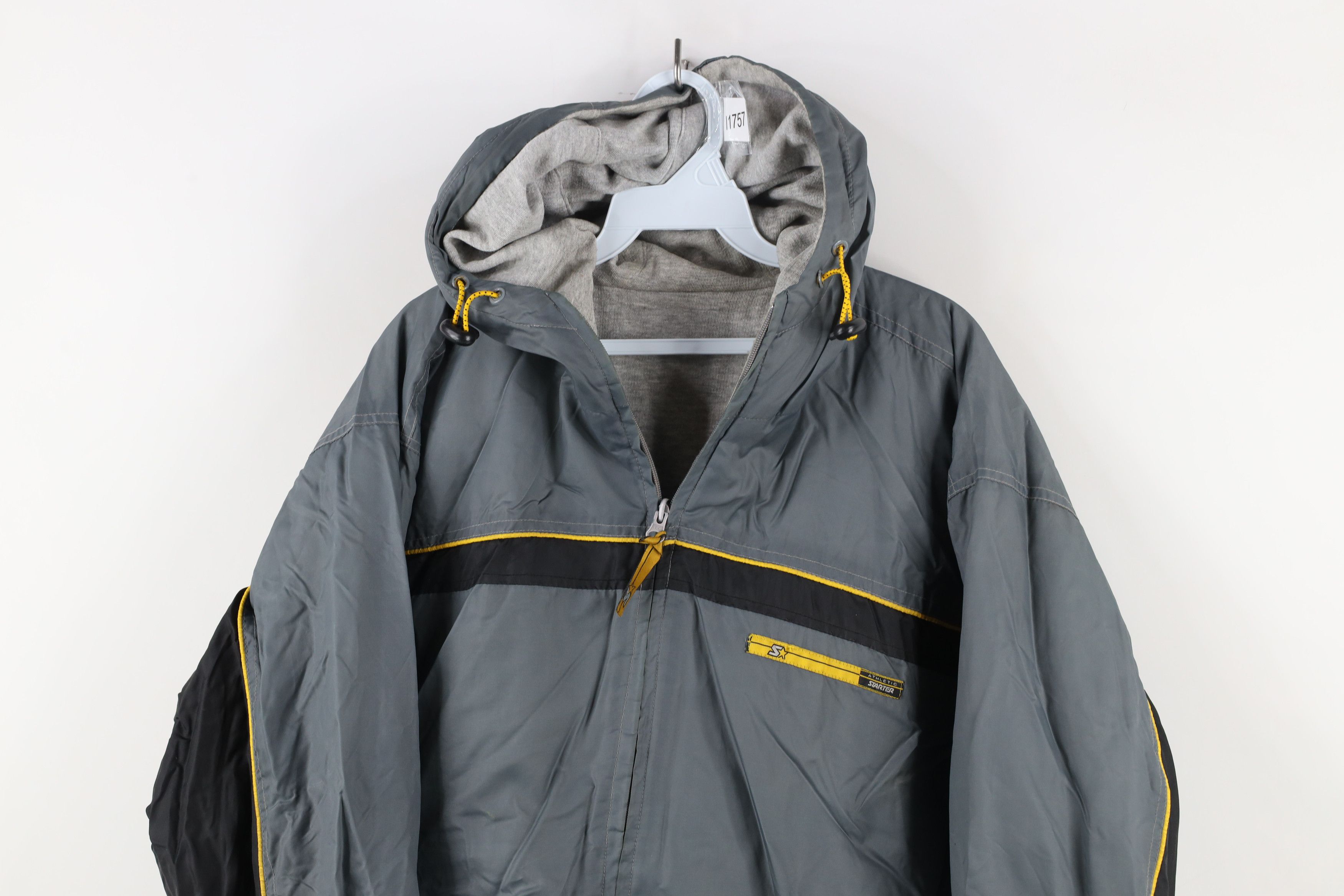 Starter × Vintage Vintage 90s Starter Reversible Full Zip Hooded Jacket Size US M / EU 48-50 / 2 - 2 Thumbnail