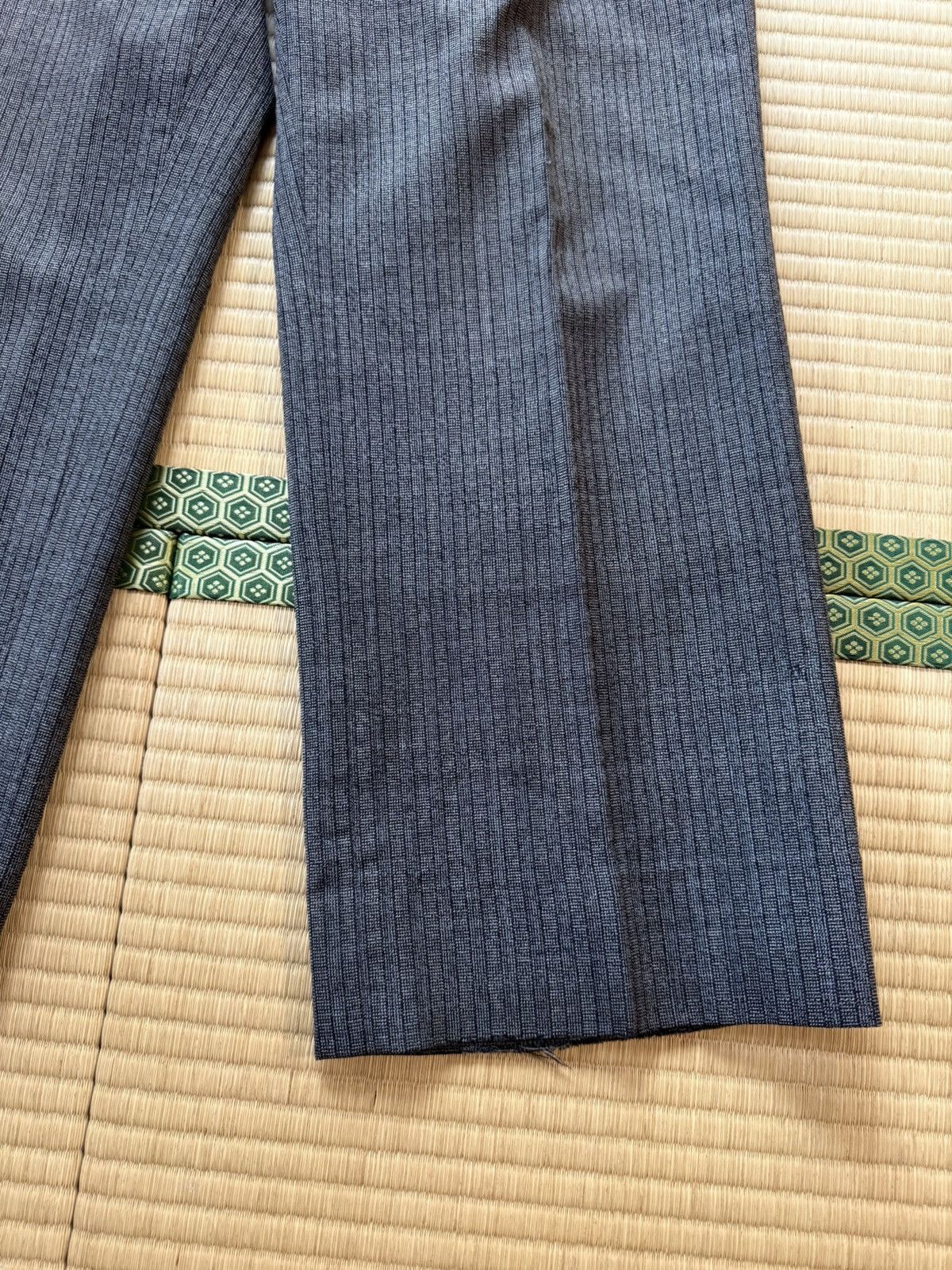 Other Spring&Summer Vintage ALL WOOL Slacks with Stripe Lining Size US 33 - 3 Thumbnail