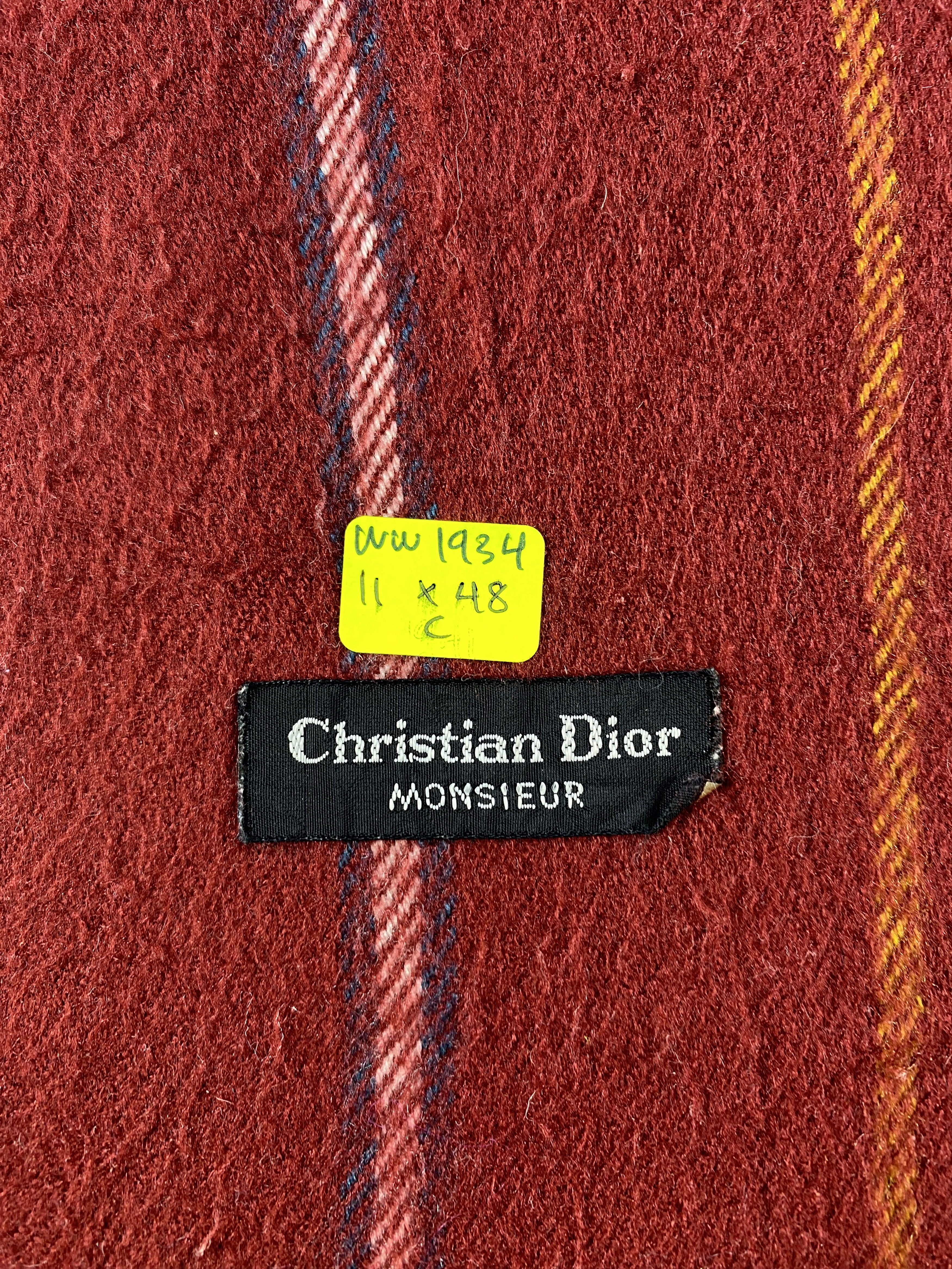 Vintage Christian Dior Monsieur Scarf / Muffler / Neckwear - WW1934 Size ONE SIZE - 5 Thumbnail