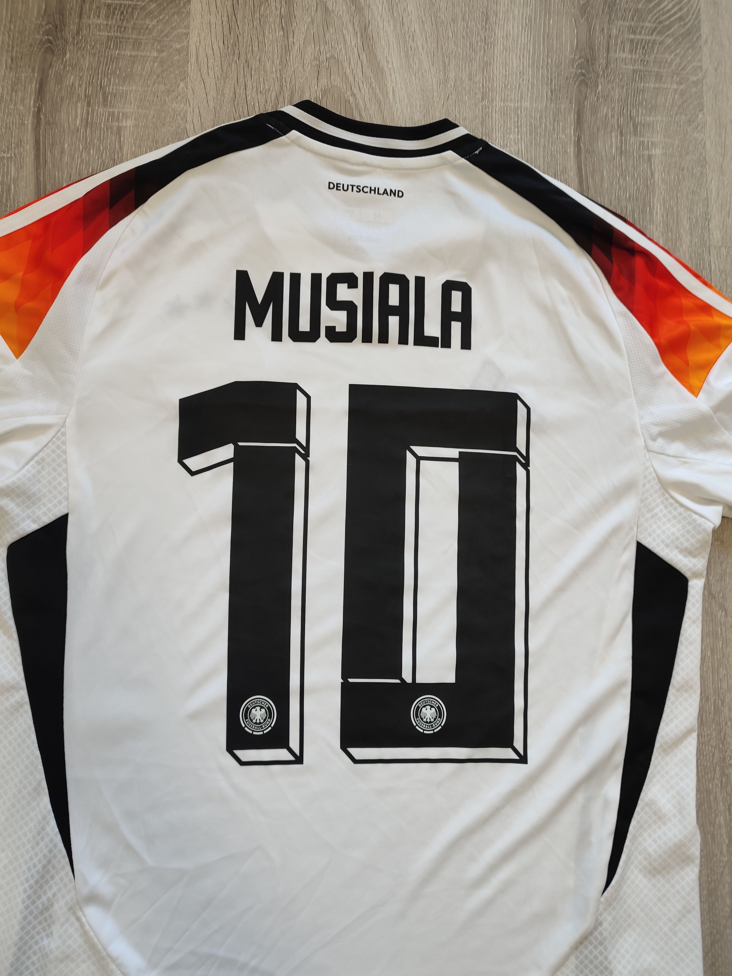 Adidas GERMANY 2024 HOME EURO #10 MUSIALA football r jersey shirt Size US M / EU 48-50 / 2 - 12 Thumbnail