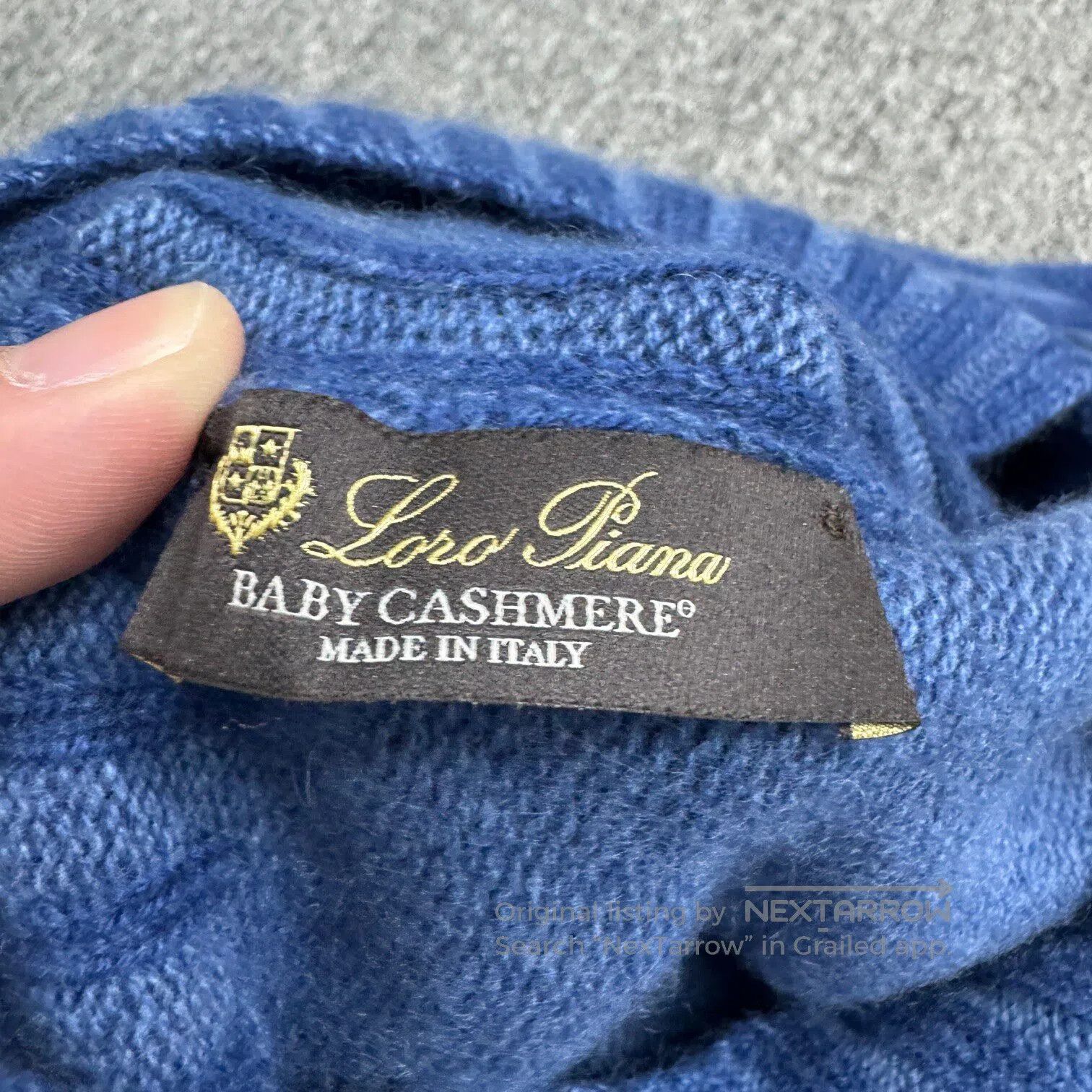 Loro Piana LORO PIANA BABYCSHMERE striped cashmere knit sweater| Size US XXL / EU 58 / 5 - 3 Thumbnail