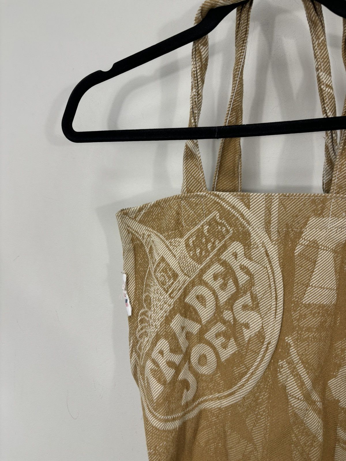 Other Trader Joe’s Vintage Beige Brown Made In USA Canvas Tote Bag Size ONE SIZE - 10 Thumbnail