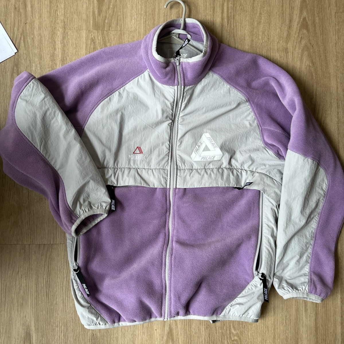 image of Palace Polar Tech Shell Jacket in Purple, Men's (Size XL)