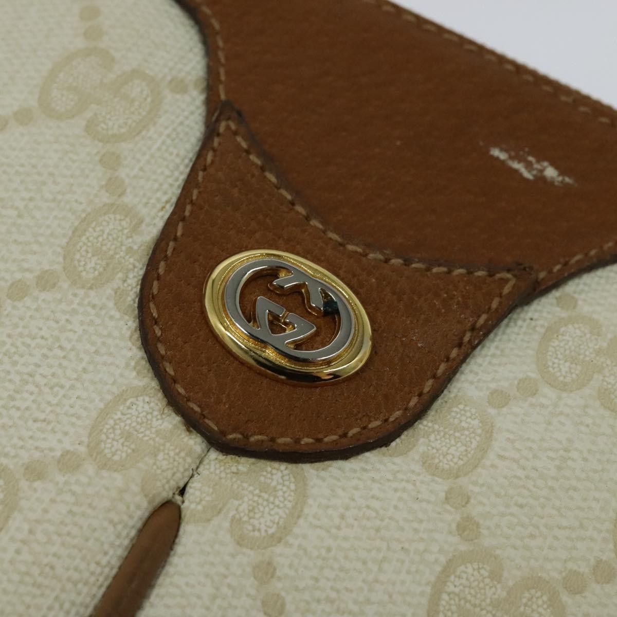 Gucci GUCCI GG Supreme Shoulder Bag Pvc White Gold 904 02 047 Size ONE SIZE - 14 Thumbnail