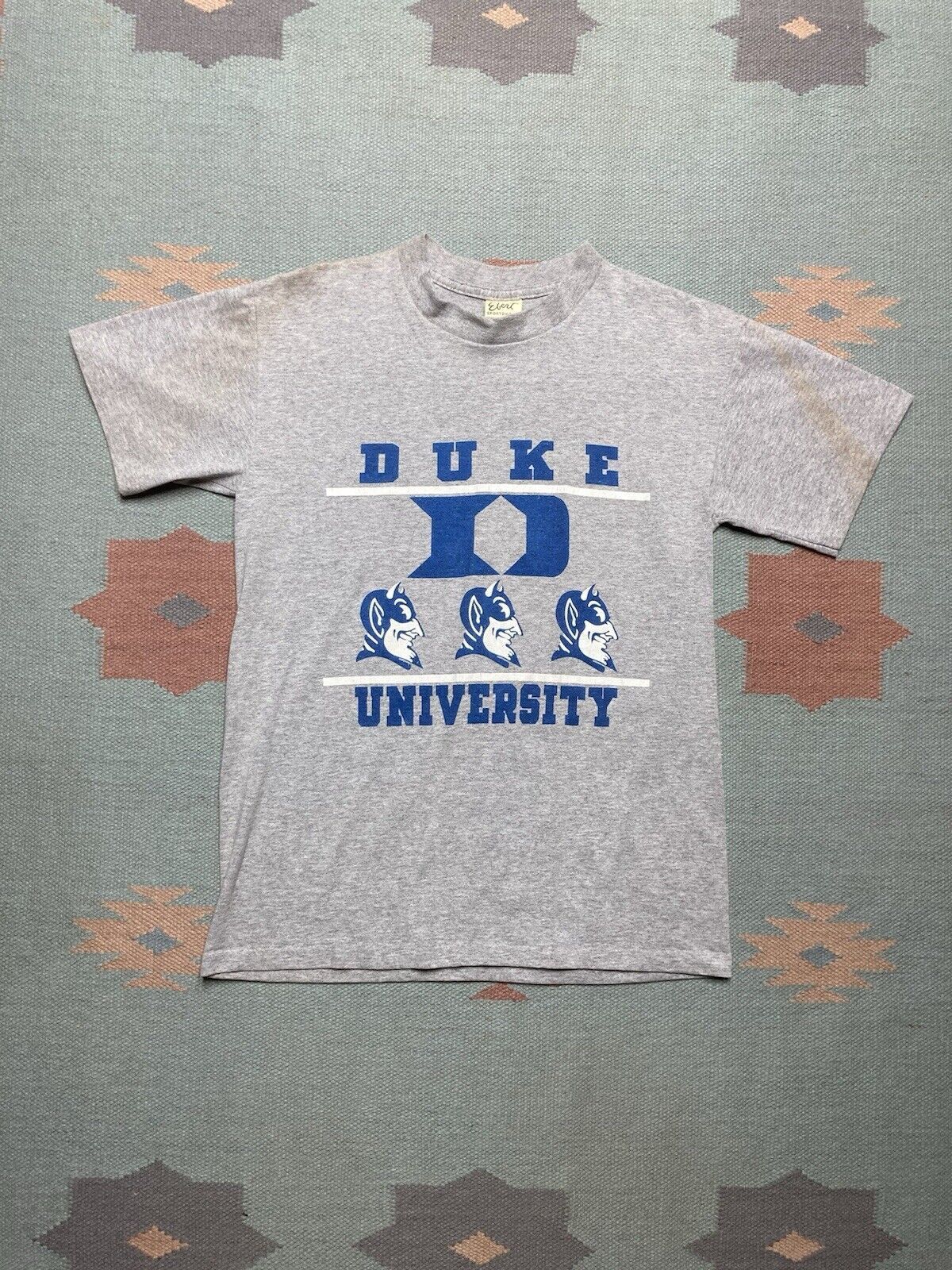 Vintage VTG 90s t shirt Duke university blue devils college NCAA S Size US S / EU 44-46 / 1 - 1 Thumbnail