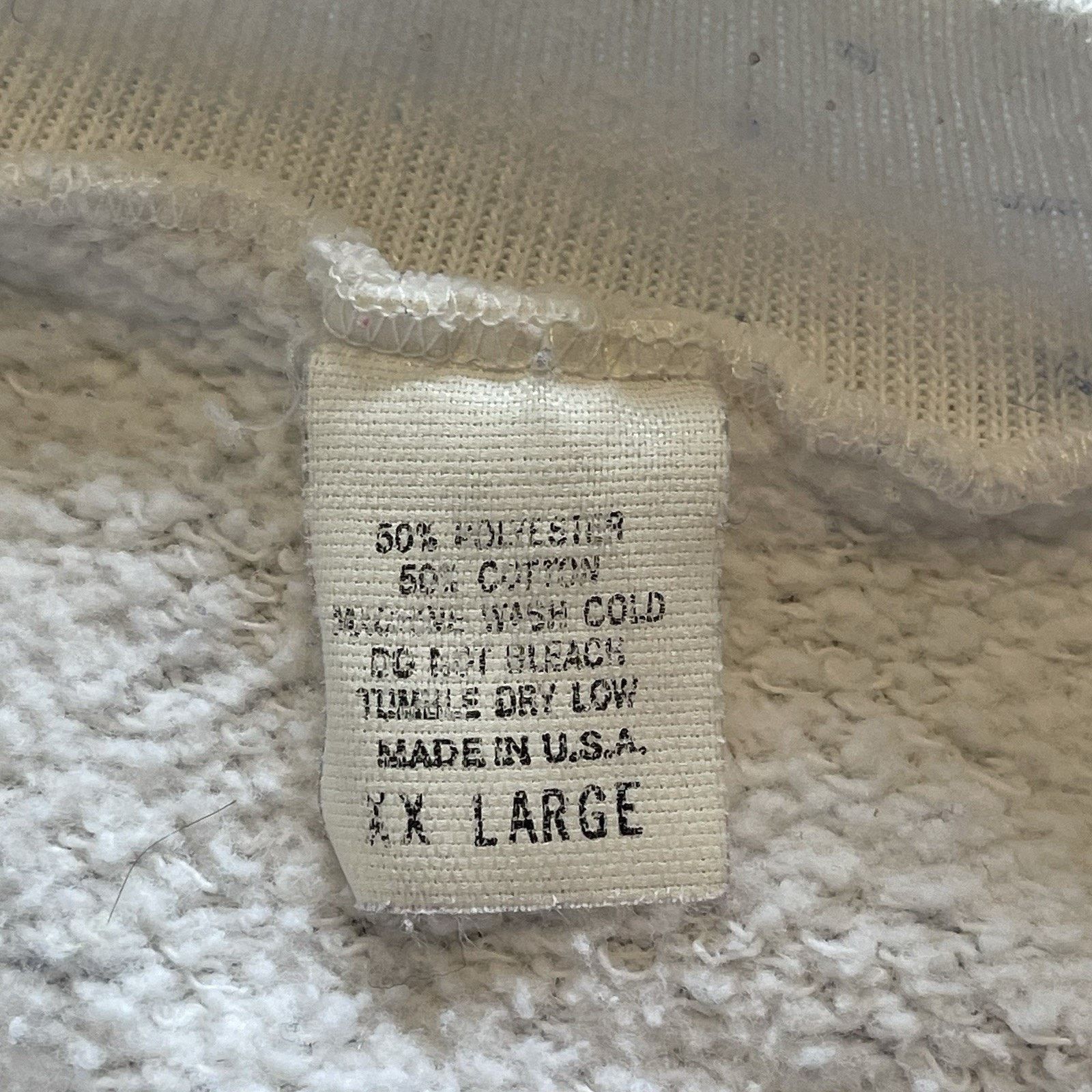 Vintage Vtg Sunflower Graphic Raglan Sweatshirt XXL White 90s USA Size US XXL / EU 58 / 5 - 5 Thumbnail