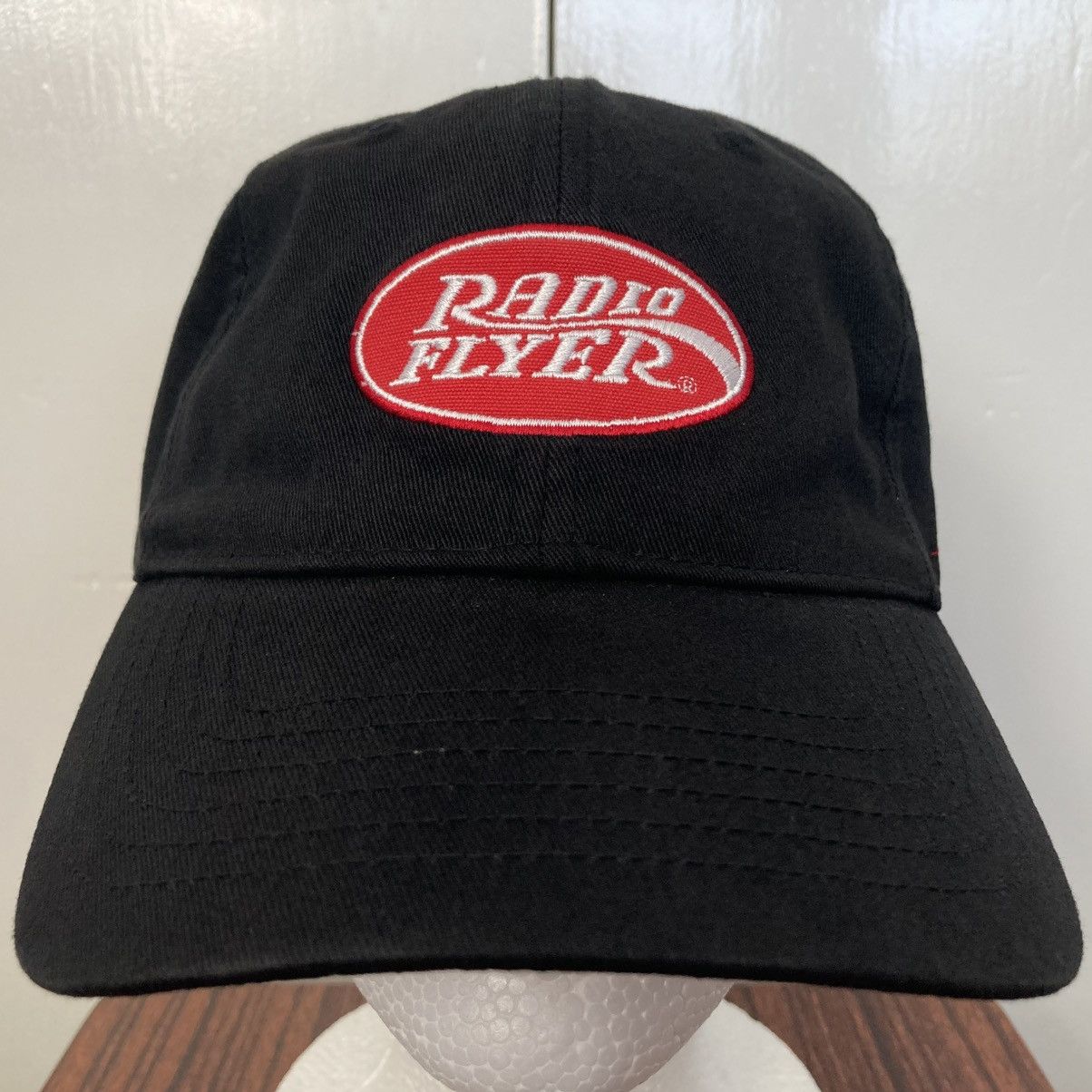 Vintage RADIO FLYER BASEBALL STRAPBACK HAT CAP EMBROIDERED RED WAGON Size ONE SIZE - 2 Thumbnail