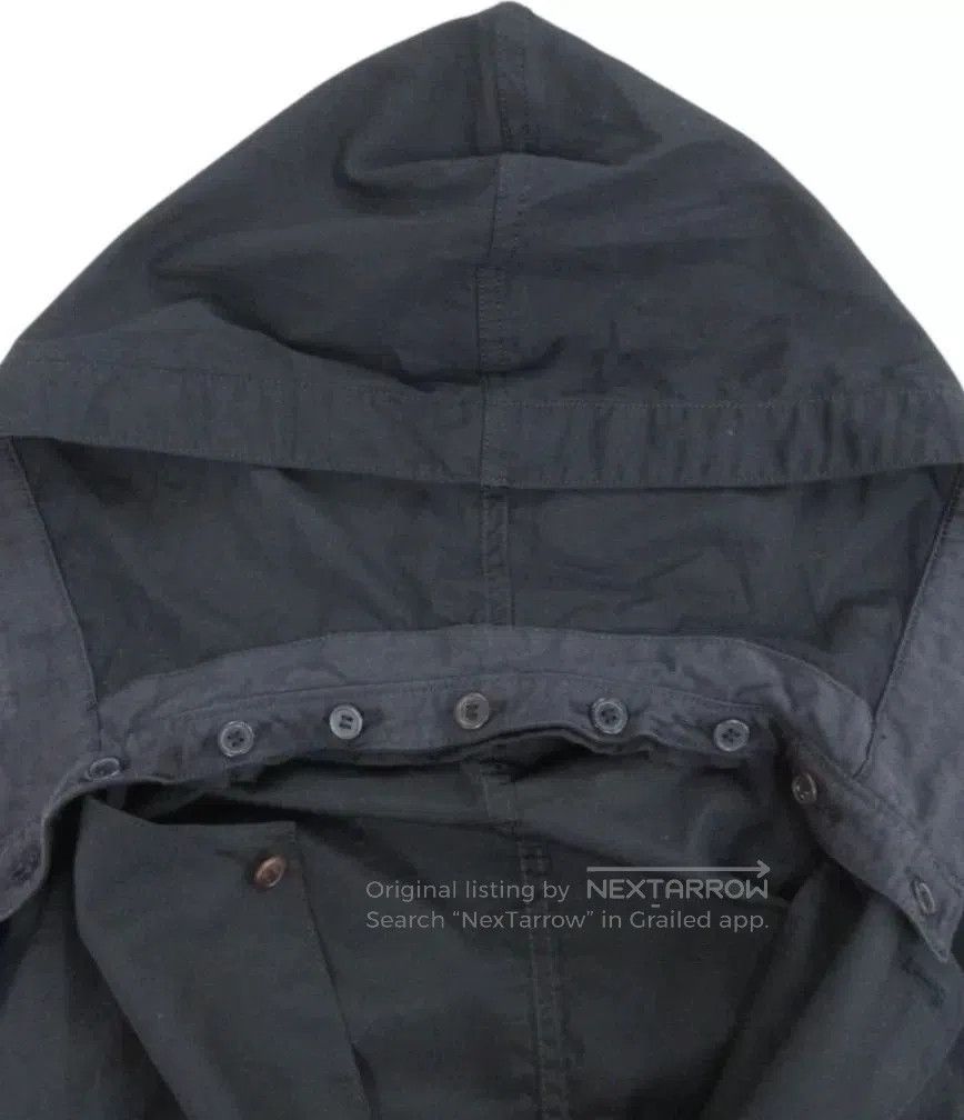 Yohji Yamamoto Yohji Yamamoto Black Hooded Long Shirt. Size S / US 4 / IT 40 - 5 Thumbnail