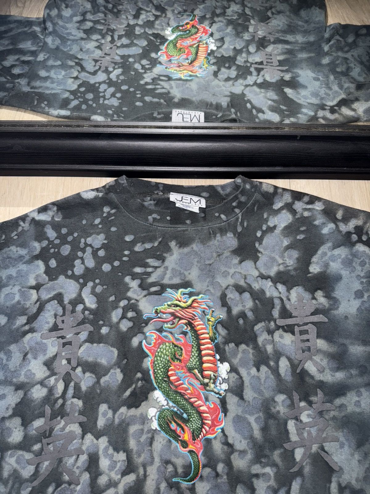 Ed Hardy × JNCO × Vintage Vintage / Y2K Dragon Tie Dye Shirt Size US XL / EU 56 / 4 - 2 Thumbnail