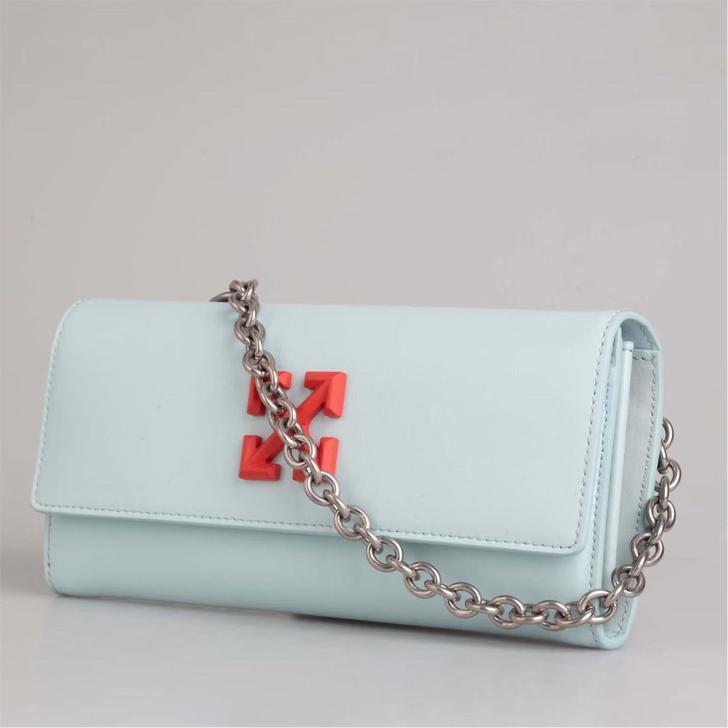 Off-White o1g2r1mq0225 Size: OS / Wallet in Light Blue Size ONE SIZE - 3 Thumbnail