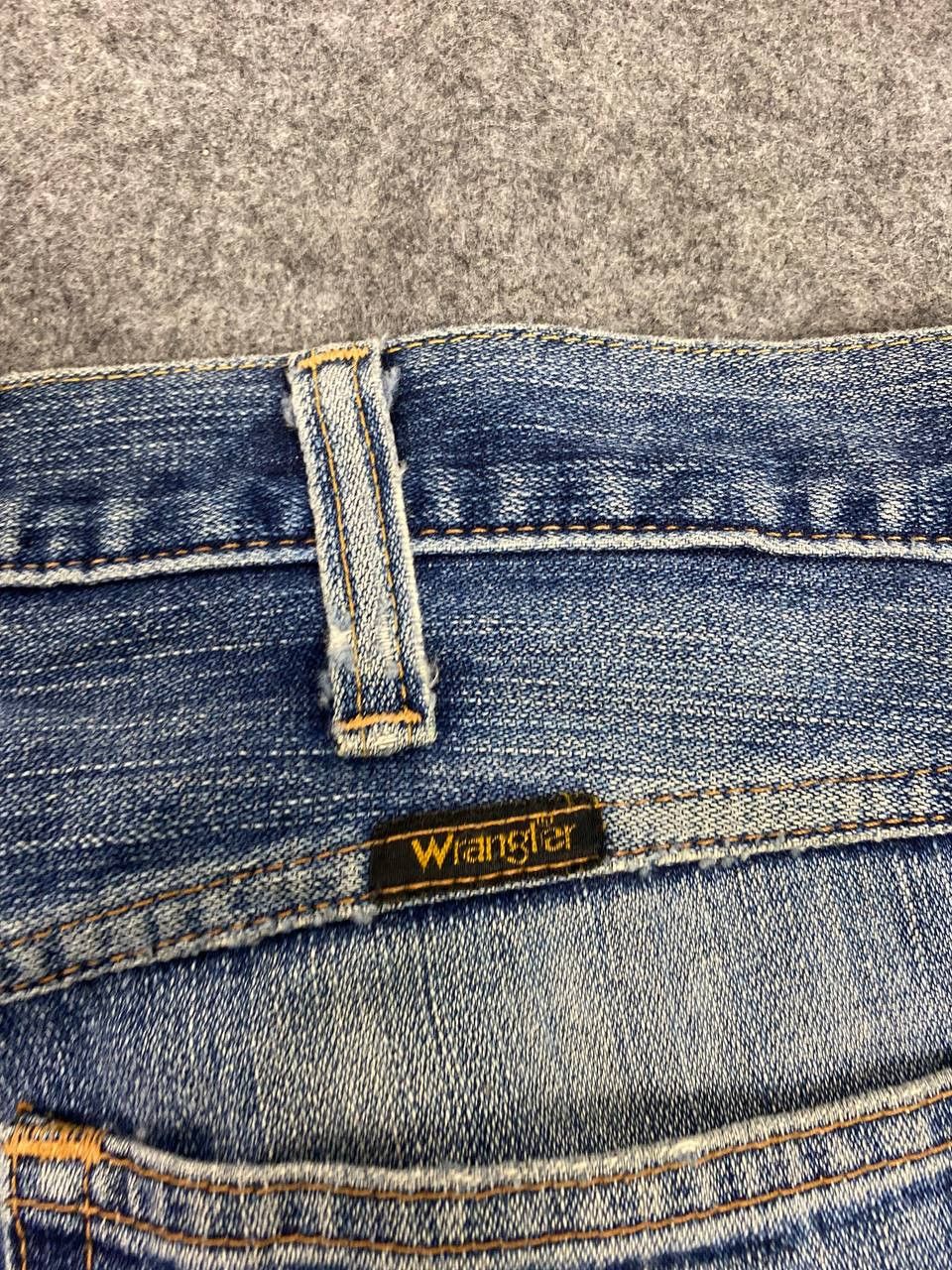 Vintage vintage wrangler distressed denim nice design Size US 34 / EU 50 - 5 Thumbnail