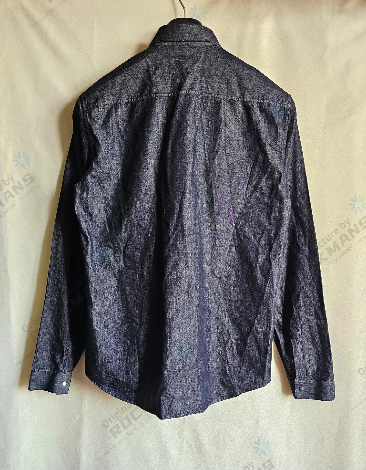 Dior Dior Homme Denim Long Sleeve Shirt Size 39 Size US S / EU 44-46 / 1 - 4 Thumbnail