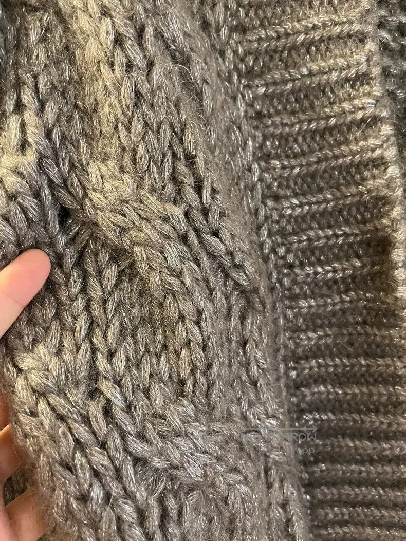 Brunello Cucinelli Brunello Cucinelli Cable-knit mohair cardigan open-front j Size S / US 4 / IT 40 - 5 Thumbnail