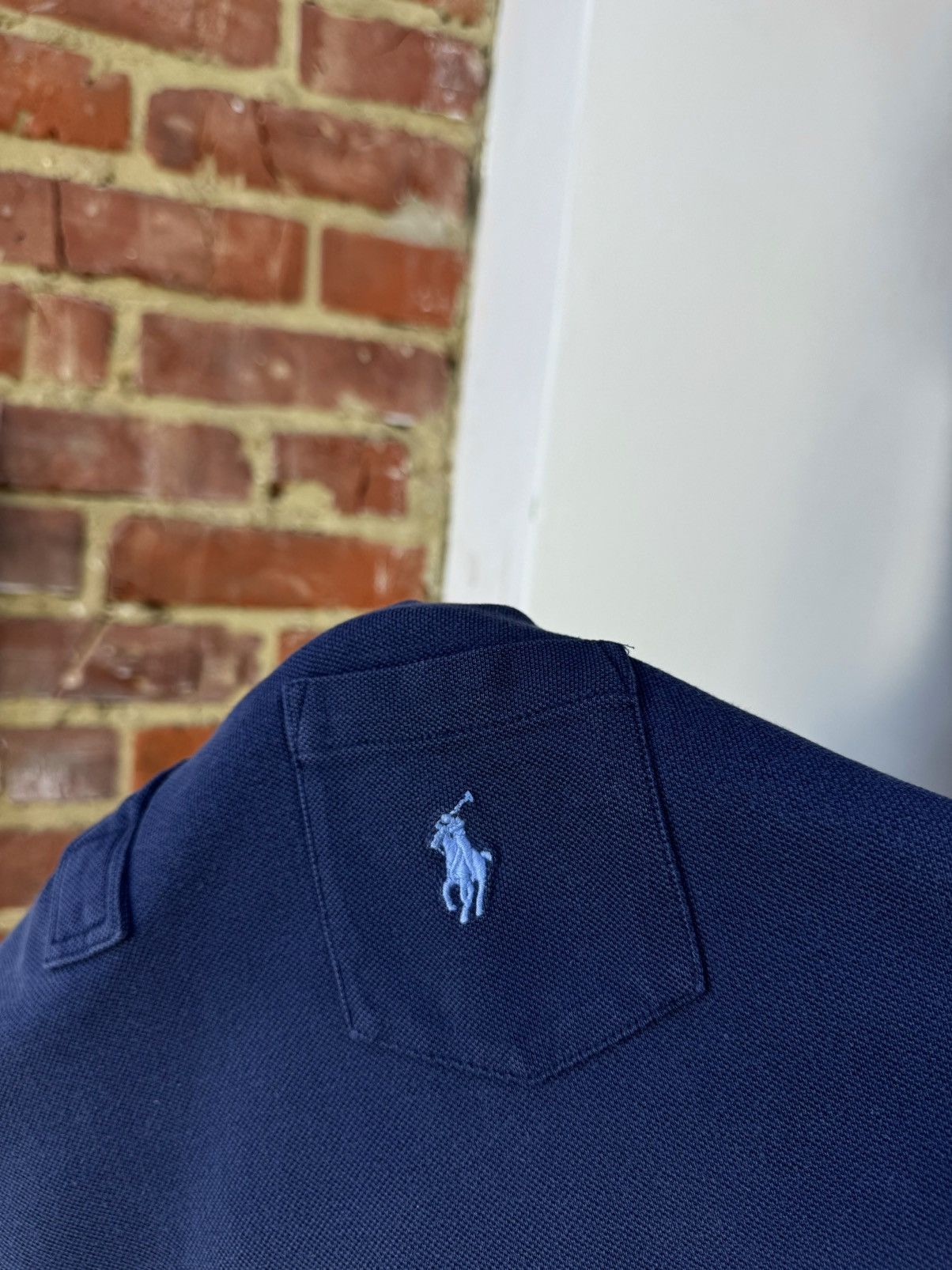 Polo Ralph Lauren × Vintage POLO by Ralph Lauren Vintage Pockets Polo Shirt Custom Fit Size US L / EU 52-54 / 3 - 8 Thumbnail