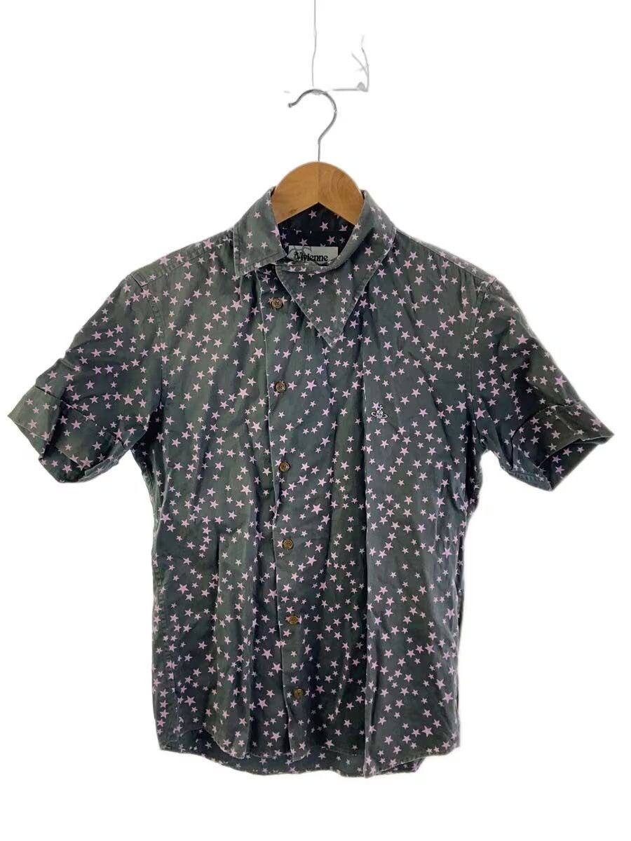 Vivienne Westwood Asymmetrical Collar Star Short Sleeve Button Shirt Size US S / EU 44-46 / 1 - 1 Thumbnail