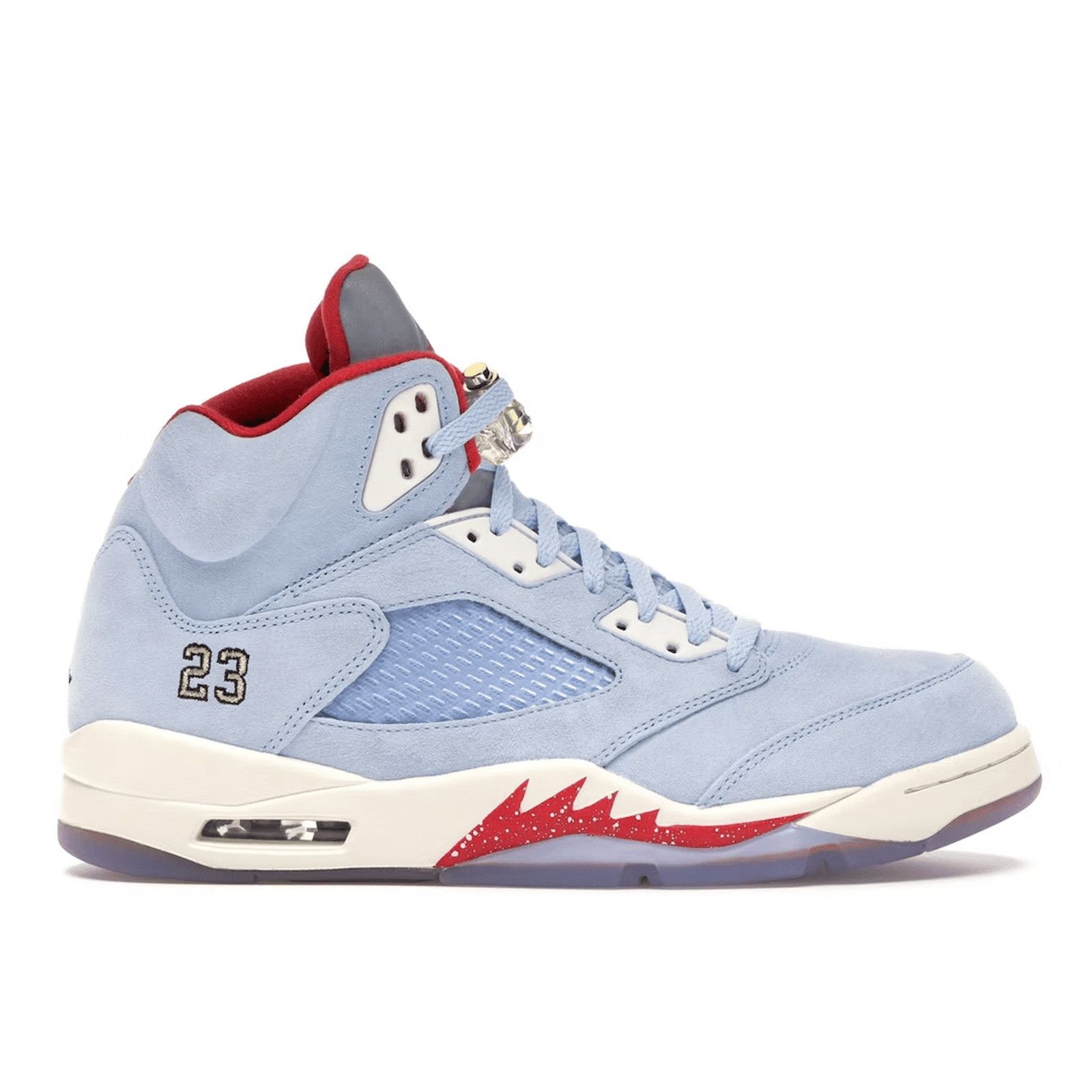 image of Nike Air Jordan 5 Retro Trophy Room Ice Blue Shoes, Men's (Size 10)