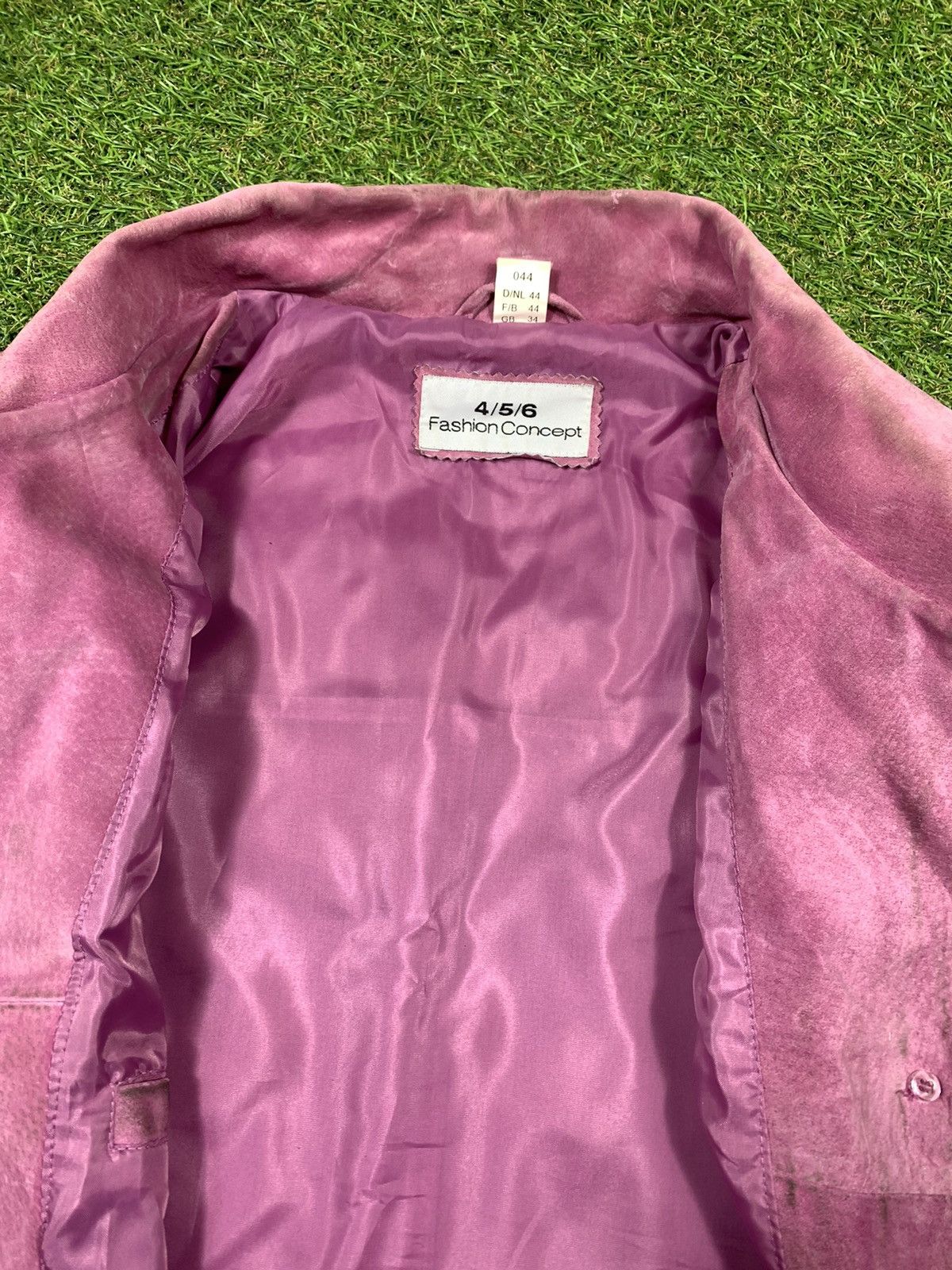 Vintage Vintage Y2K Leather jacket pink streetwear style Size US M / EU 48-50 / 2 - 6 Thumbnail
