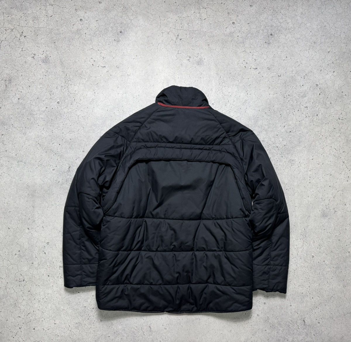 Nike Nike Vintage 00’s Down Puffer Jacket Drill Swoosh Size US M / EU 48-50 / 2 - 2 Thumbnail