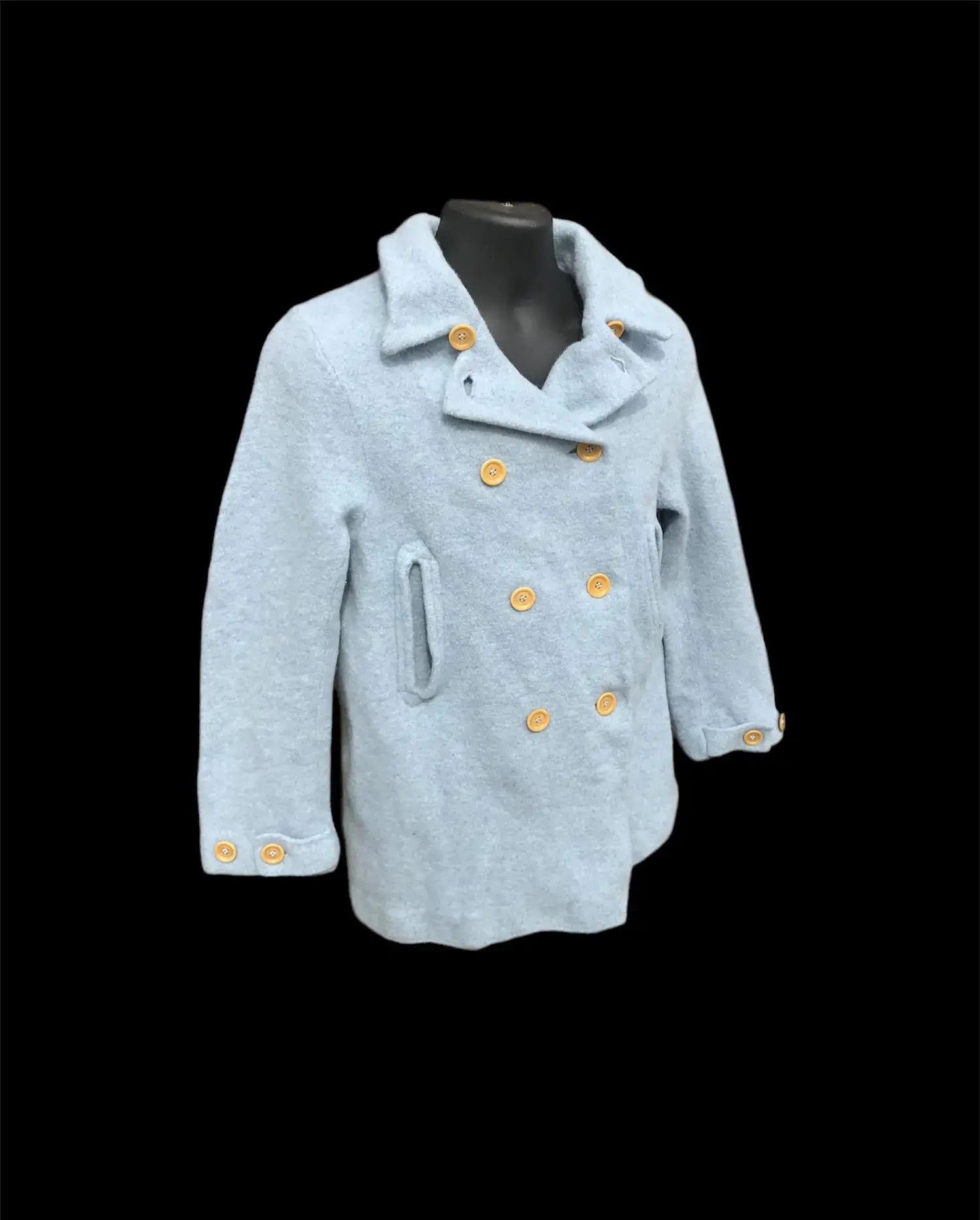 Japanese Brand 45R Japan Wool US Navy Peacoat Jacket Size US M / EU 48-50 / 2 - 7 Thumbnail