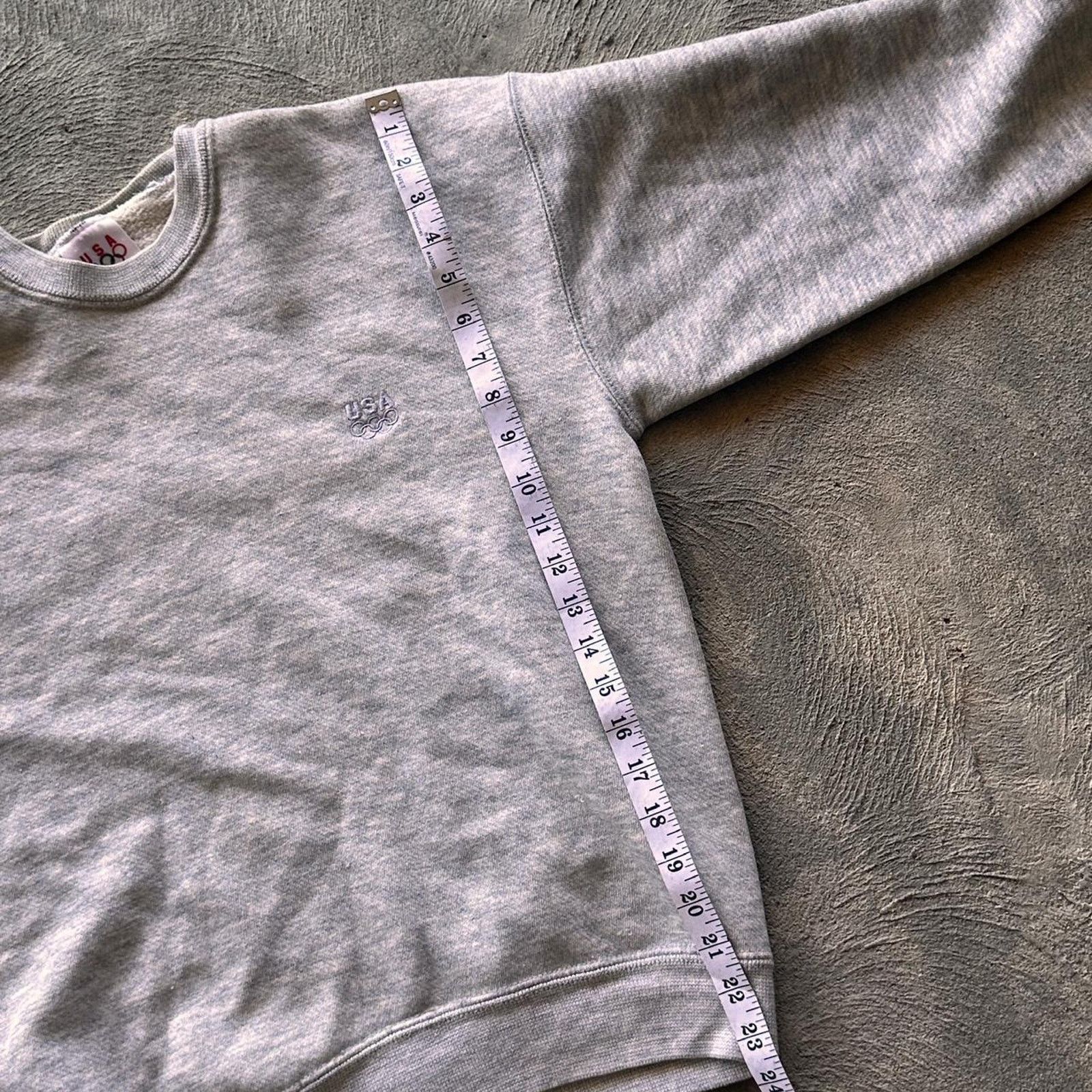 Carhartt Grey vintage 90s Olympics crewneck sweatshirt Size US M / EU 48-50 / 2 - 6 Thumbnail