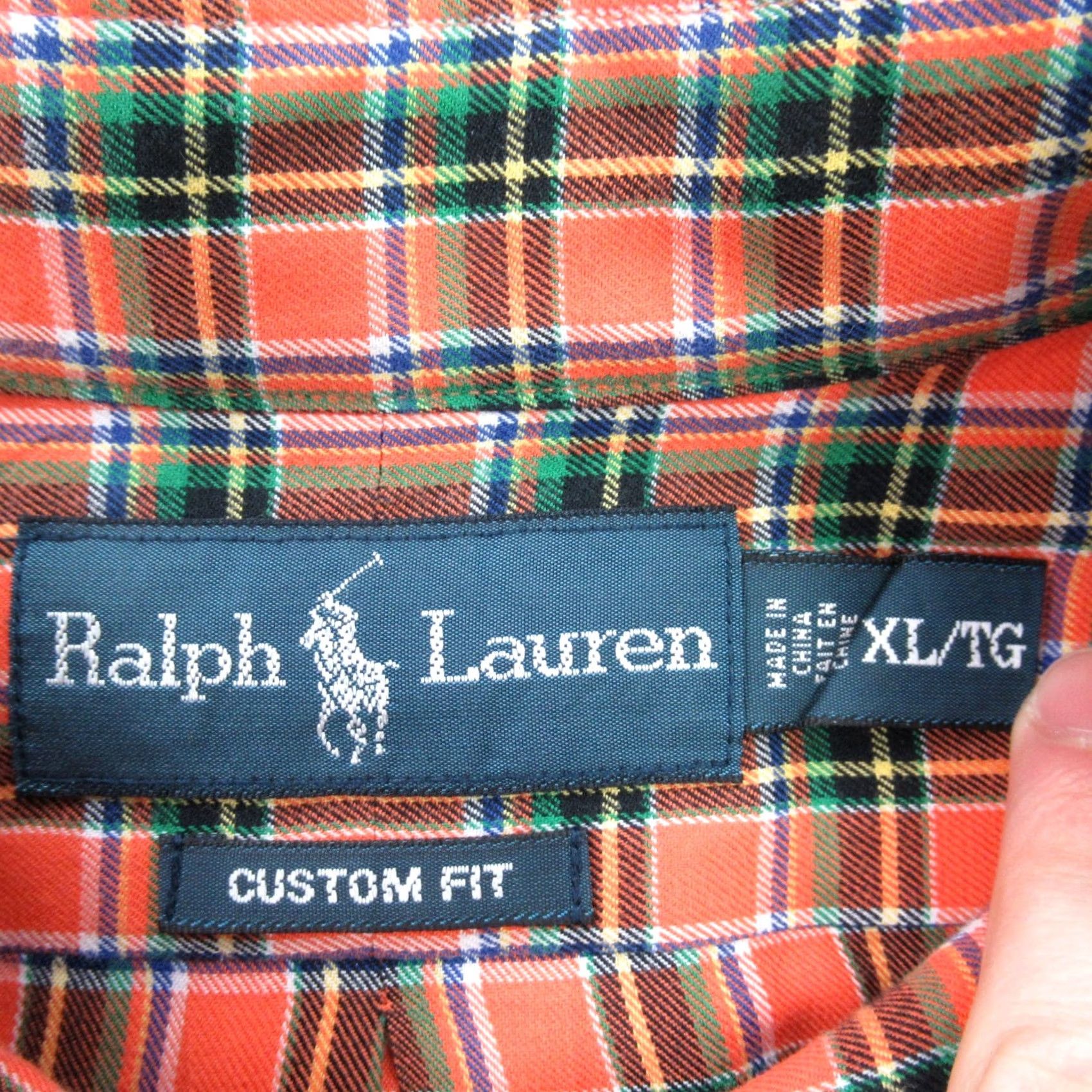 Polo Ralph Lauren Ralph Lauren Shirt Mens XL Long Sleeve Button Front Plaid Shirt Button-Up Classic Casual Mens XL Plaid Ralph Lauren Size US XL / EU 56 / 4 - 4 Thumbnail