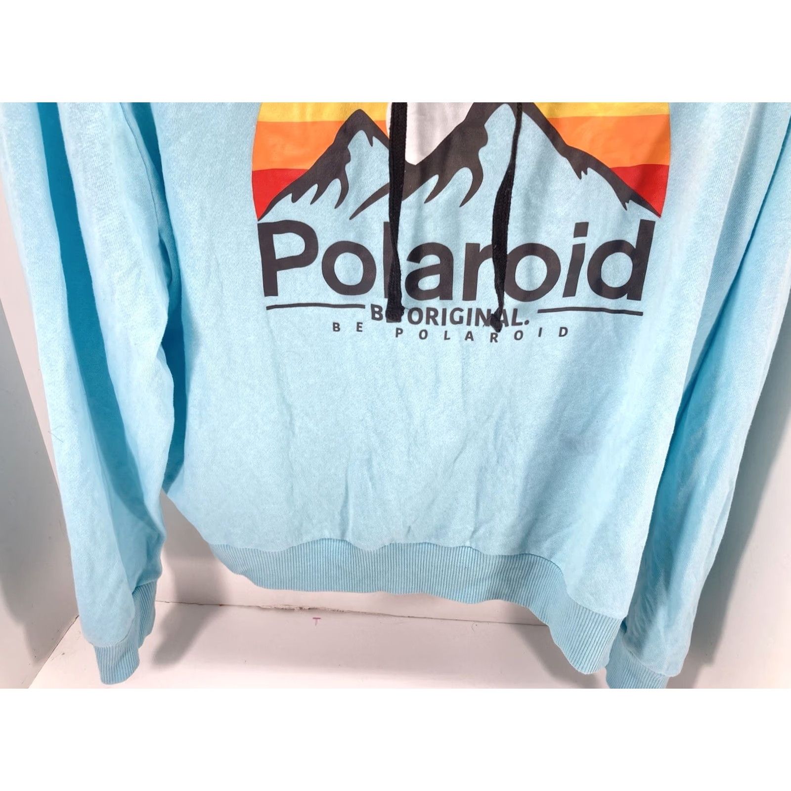 Polaroid Polaroid Sweatshirt Hoodie Women 2XL Teal Blue Pullover Casual Graphic Crop Shirt Size XXL / US 16-18 / IT 52-54 - 3 Thumbnail