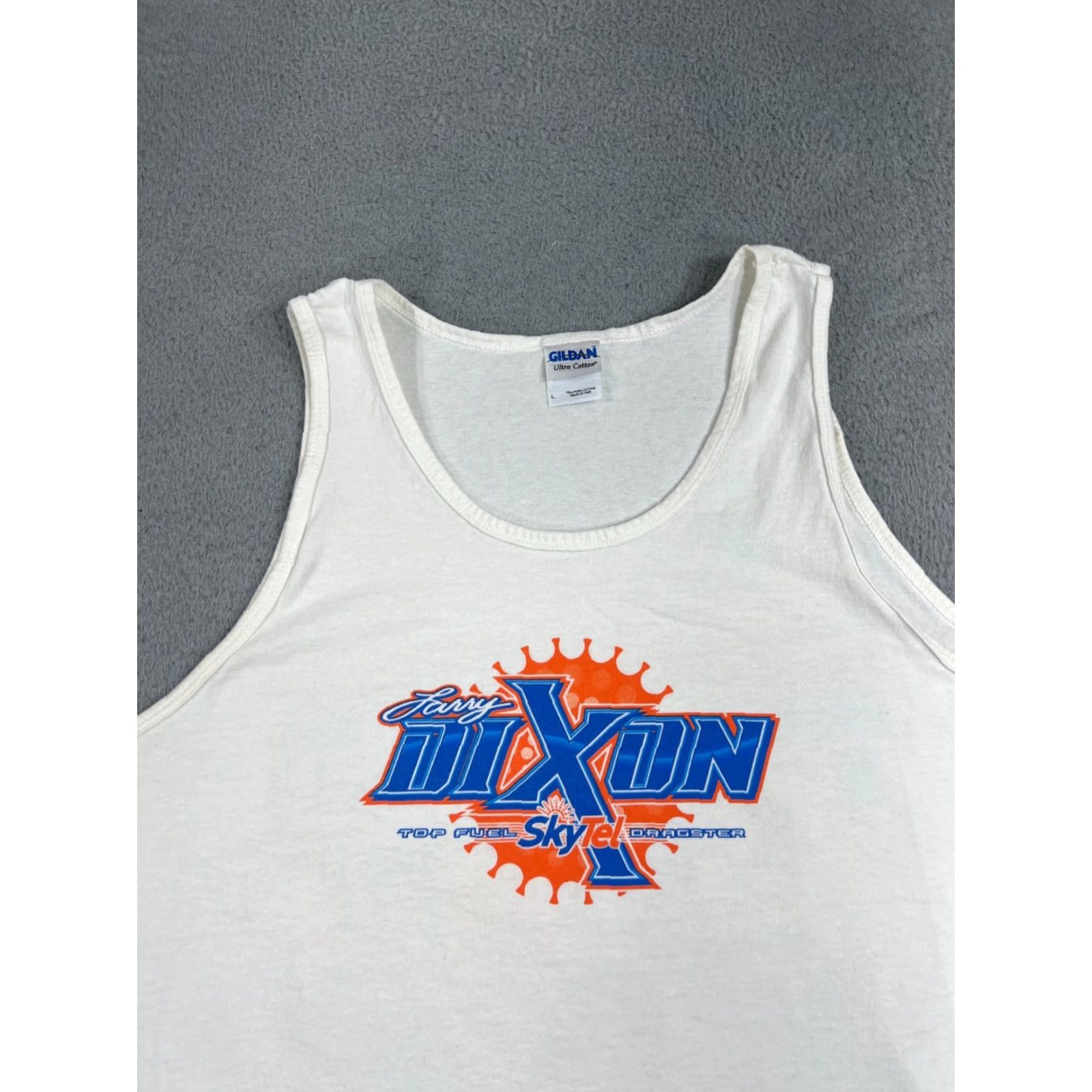 Gildan Vintage Top Fuel Dragster Tank Top Mens Large Larry Dixon Racing Size US L / EU 52-54 / 3 - 2 Thumbnail