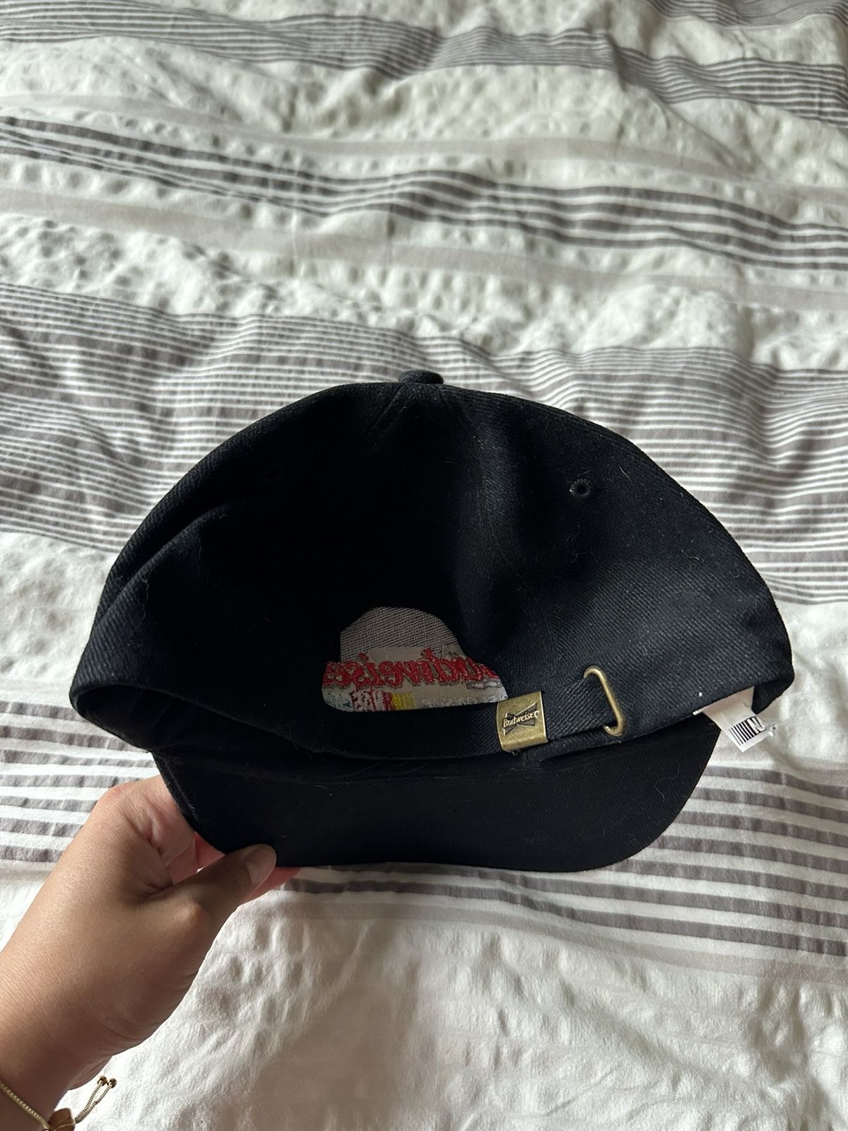 Budweiser × NASCAR × Vintage budweiser x nascar vintage black cordoroy cap 🏁 Size ONE SIZE - 3 Thumbnail