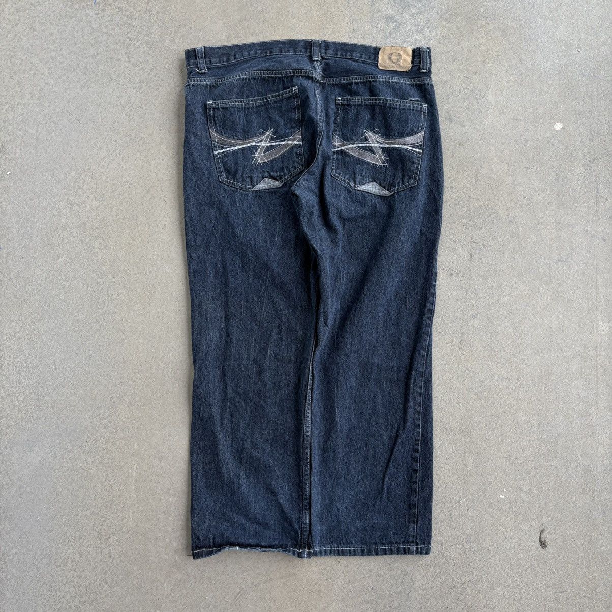 Southpole × Vintage Y2K Baggy "Q" Denim Jeans Wide Leg Skater Pants Southpole 42 Size US 42 / EU 58 - 1 Thumbnail